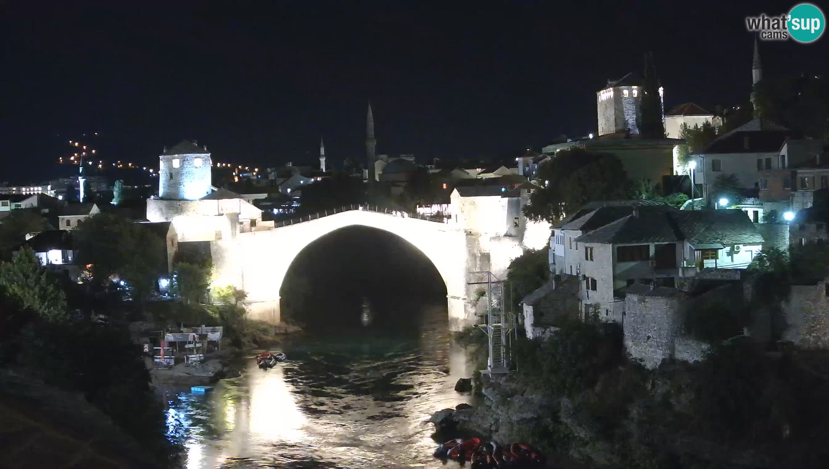 Cámara web de Mostar – El Viejo Puente sobre el río Neretva
