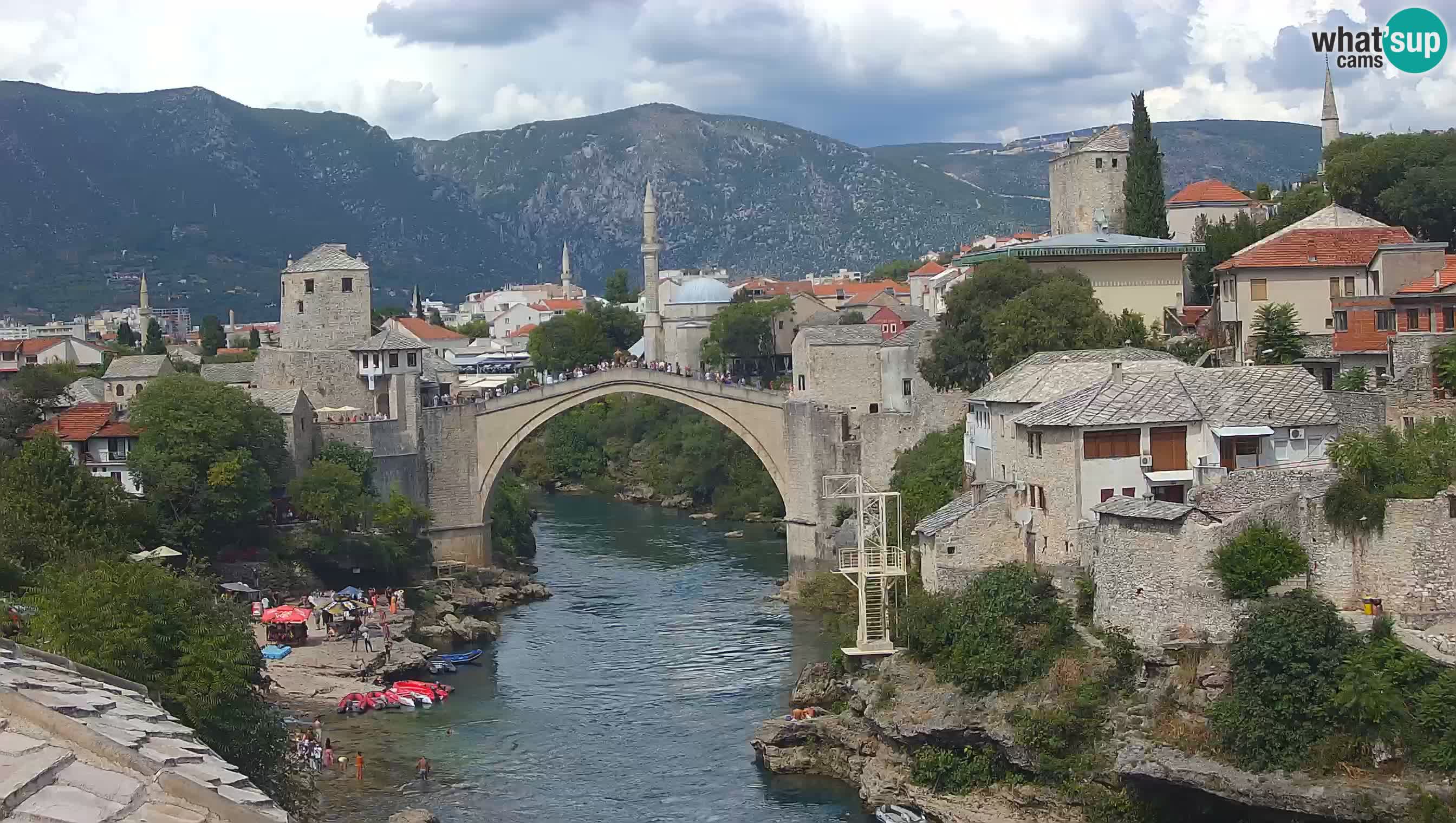 Mostar in diretta – Webcam sul Ponte Vecchio (Stari Most) e fiume Neretva