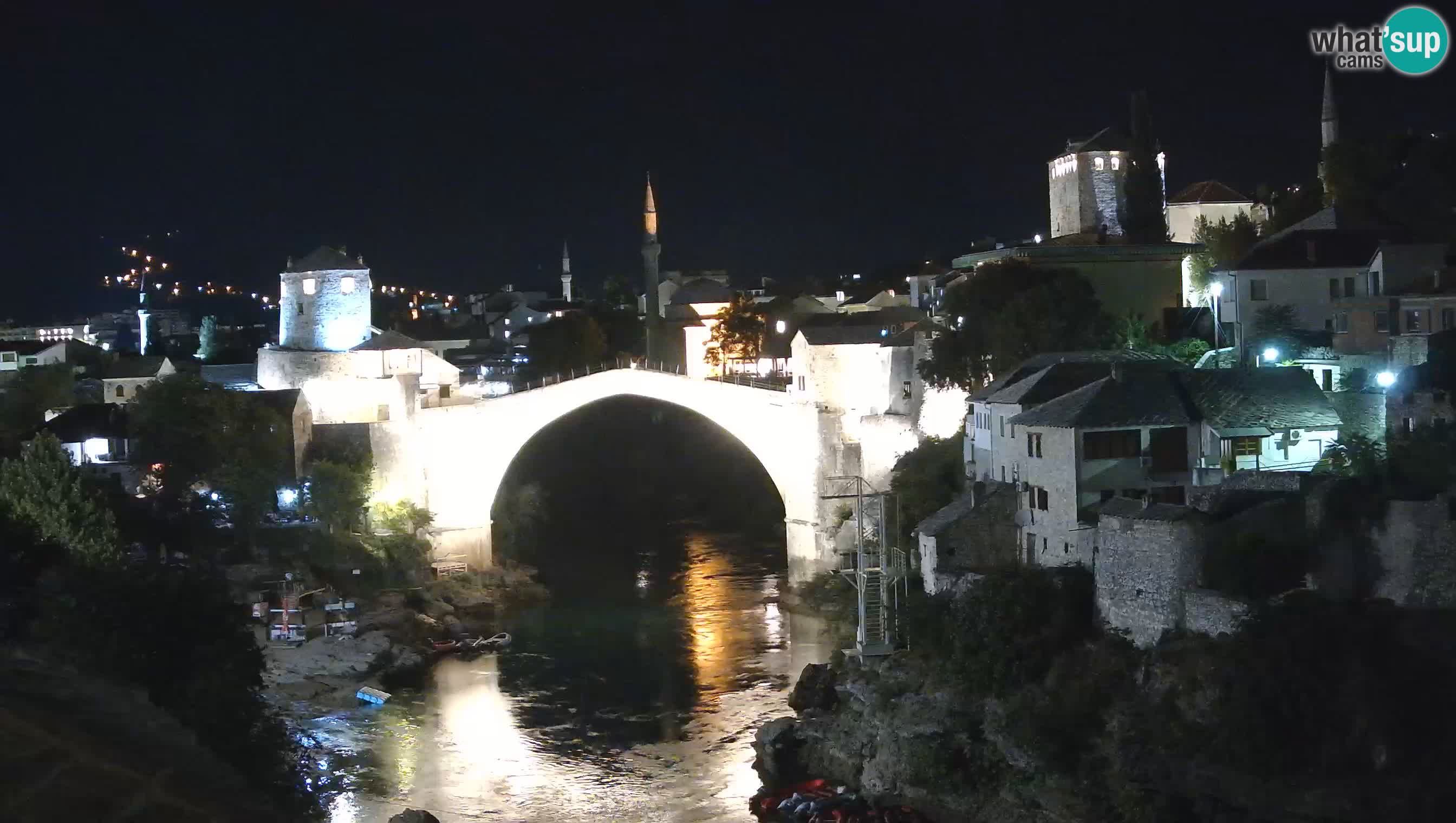 Mostar web kamera – Stari Most i rijeka Neretva – Goa Mostar