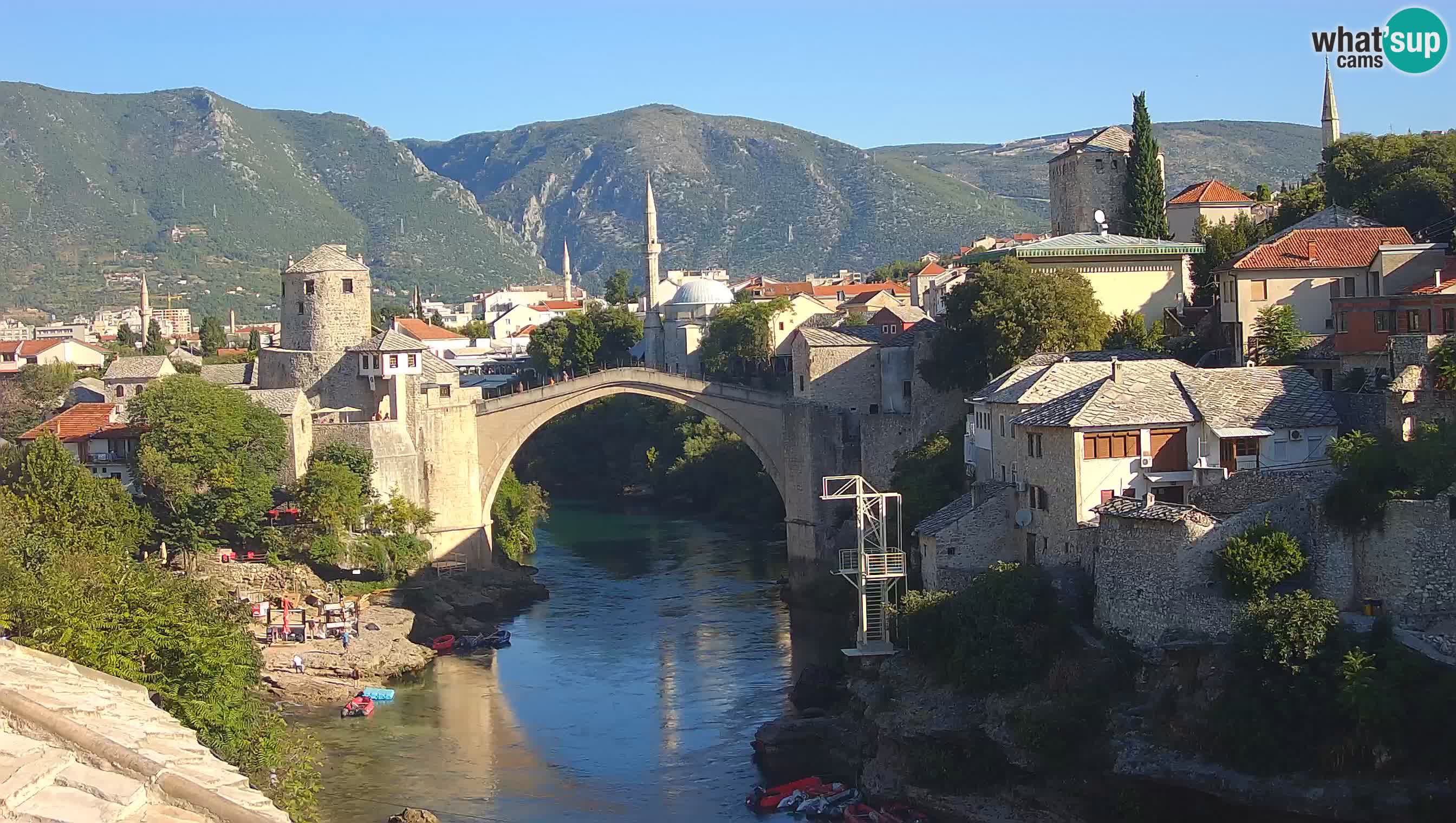 Live Webcam of Mostar – Stari Most (Old Bridge) and Neretva River