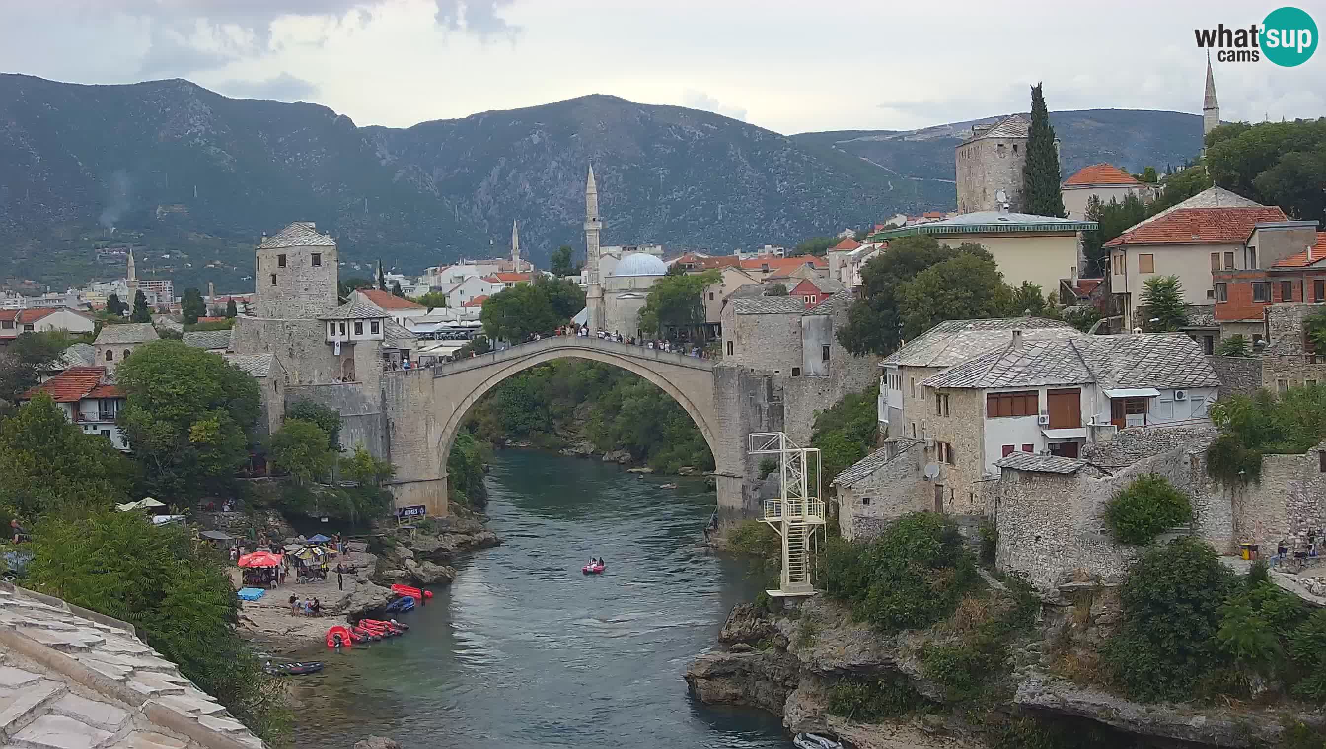 Live Webcam of Mostar – Stari Most (Old Bridge) and Neretva River