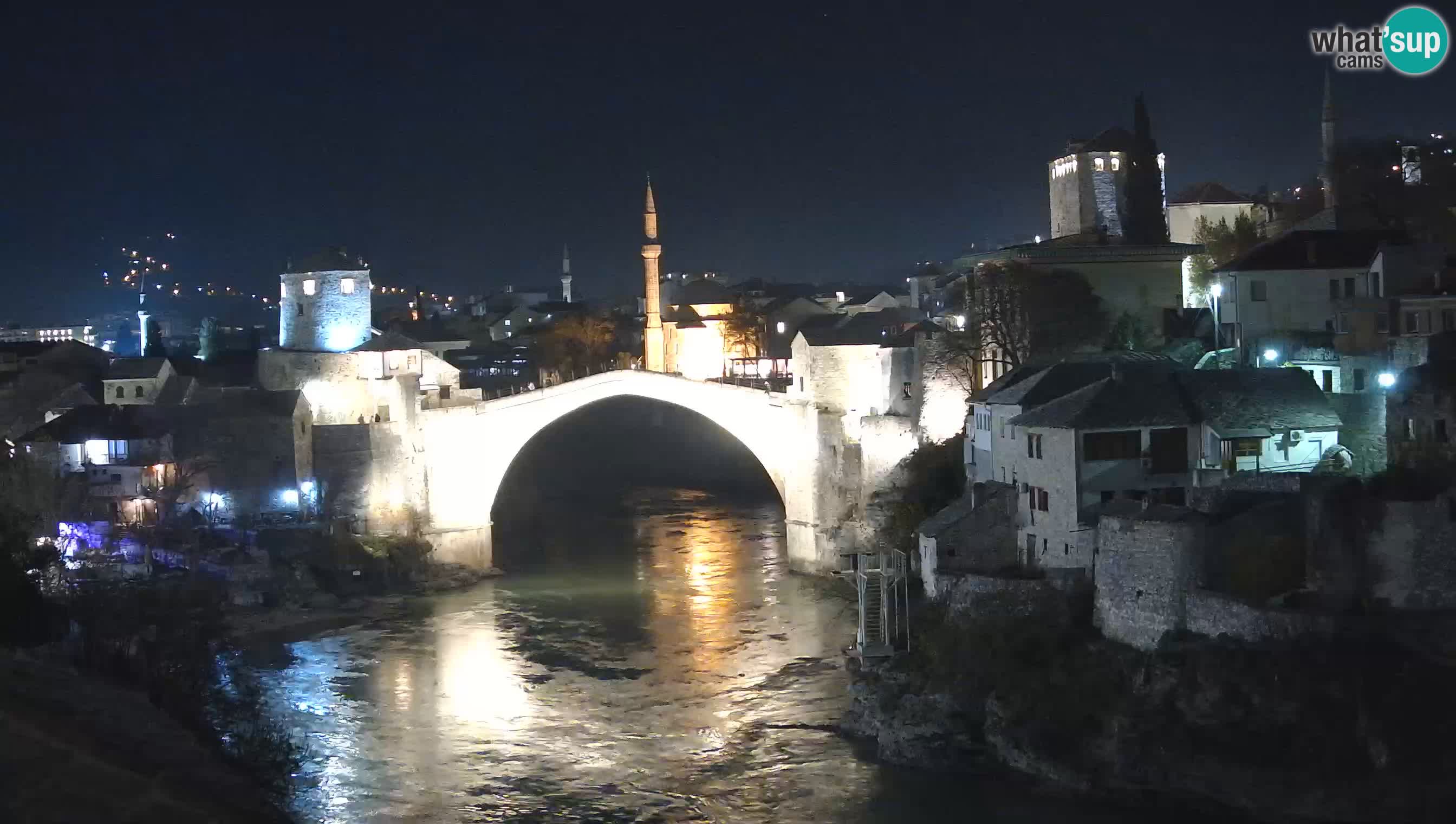 Mostar v živo – Spletna kamera na Starem mostu in reki Neretvi
