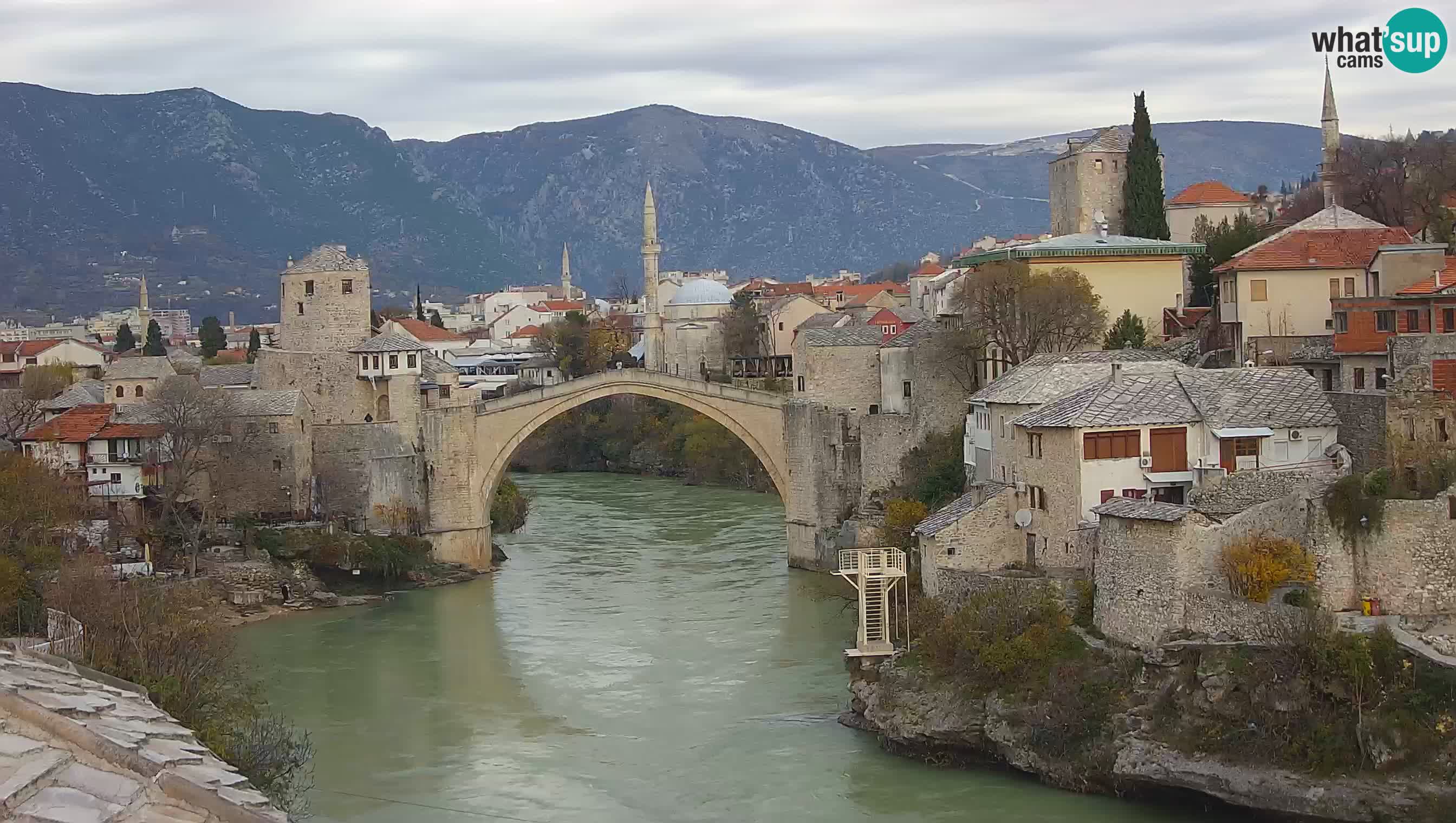 Mostar in diretta – Webcam sul Ponte Vecchio (Stari Most) e fiume Neretva