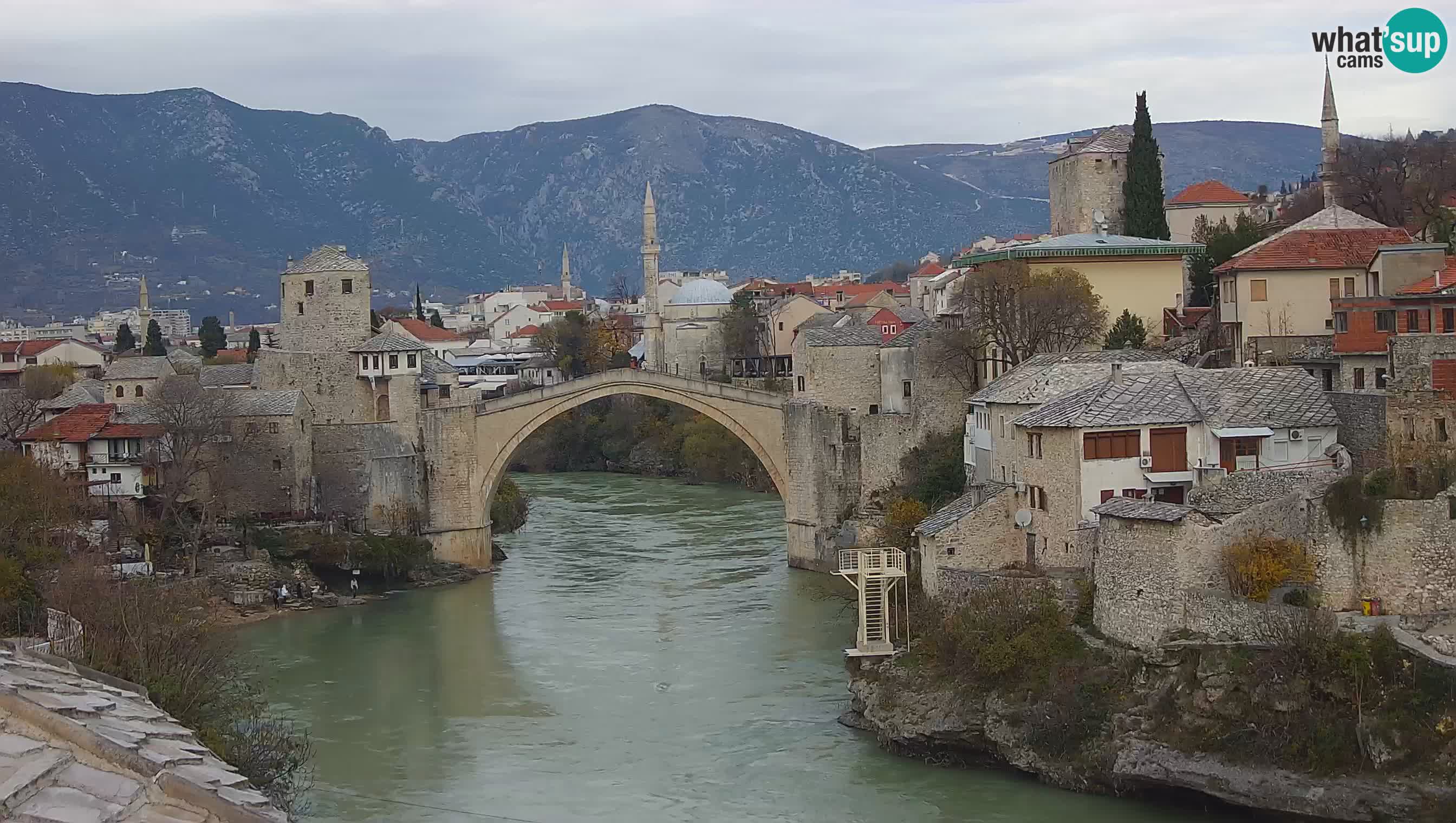 Mostar in diretta – Webcam sul Ponte Vecchio (Stari Most) e fiume Neretva