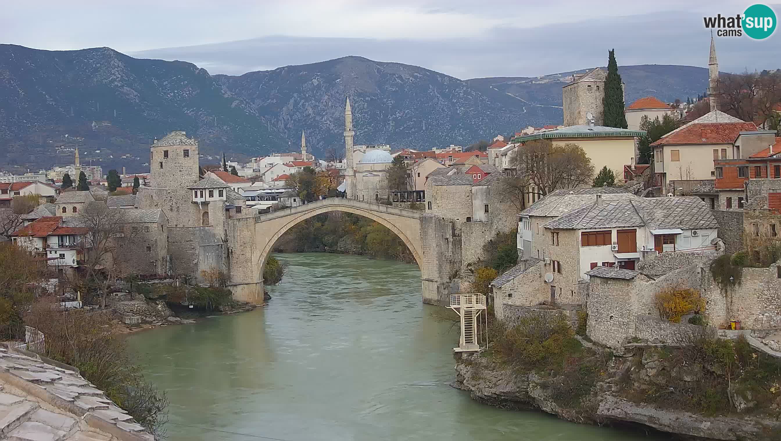 Mostar in diretta – Webcam sul Ponte Vecchio (Stari Most) e fiume Neretva