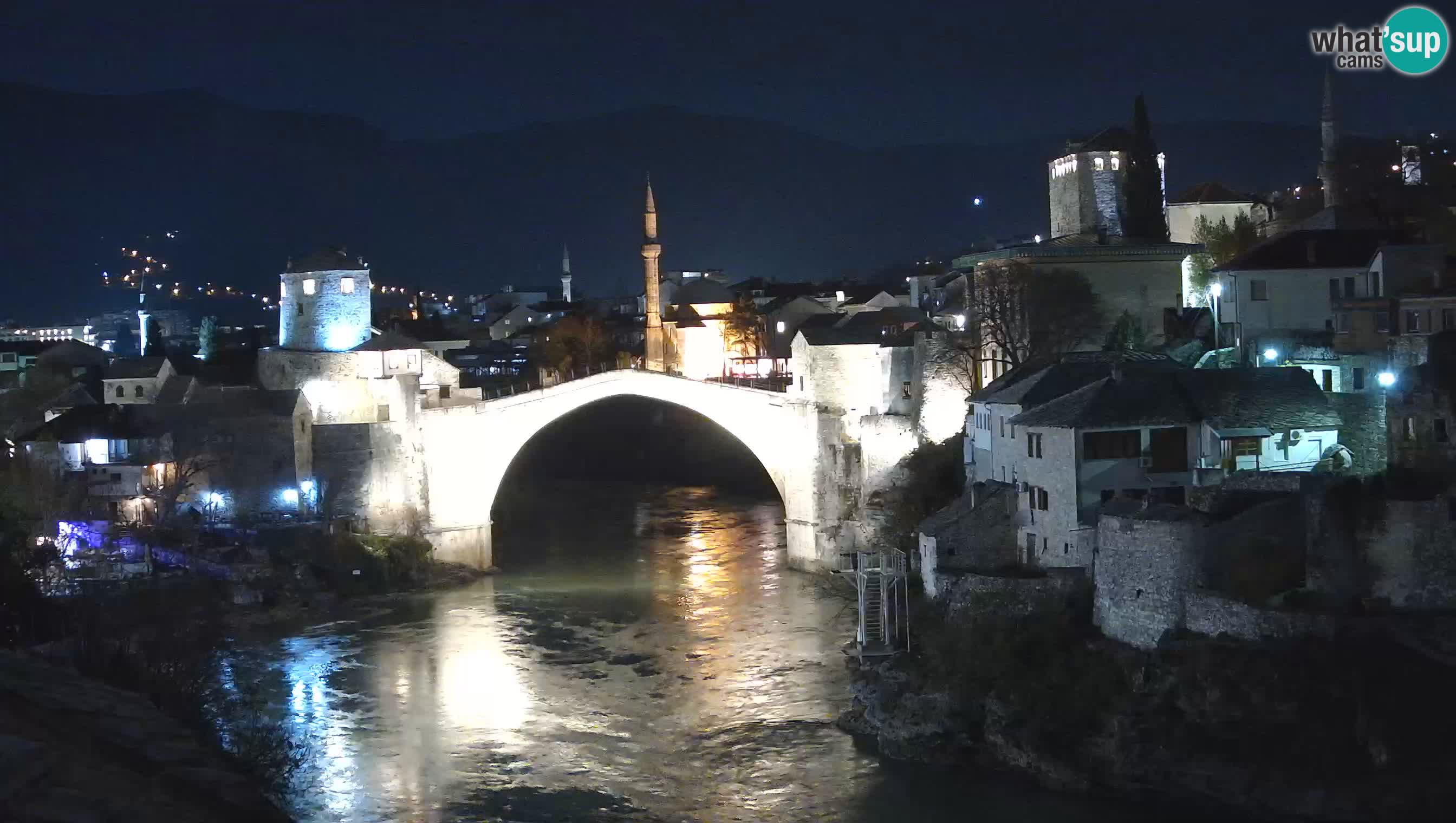 Live Webcam of Mostar – Stari Most (Old Bridge) and Neretva River