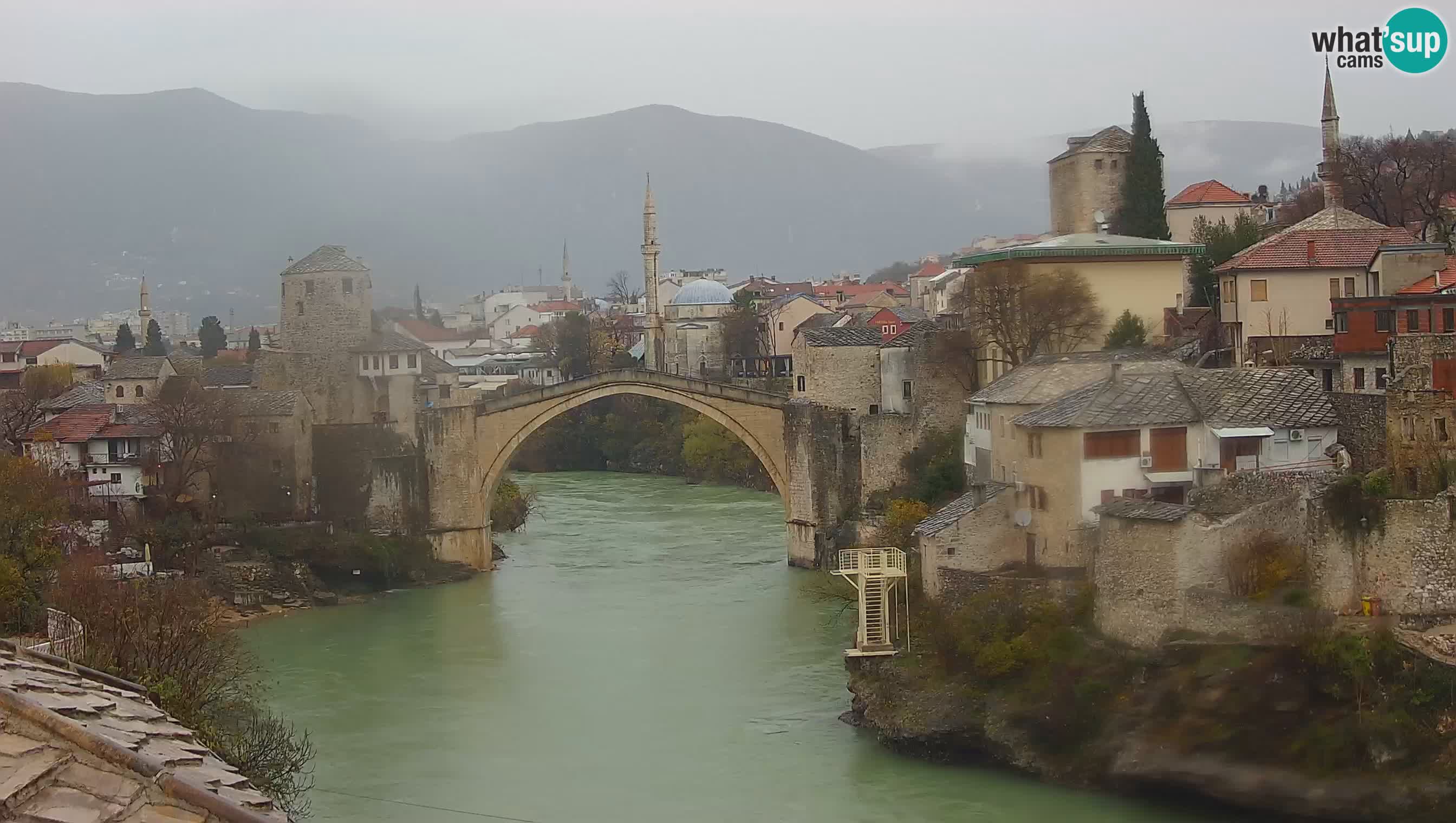 Mostar in diretta – Webcam sul Ponte Vecchio (Stari Most) e fiume Neretva