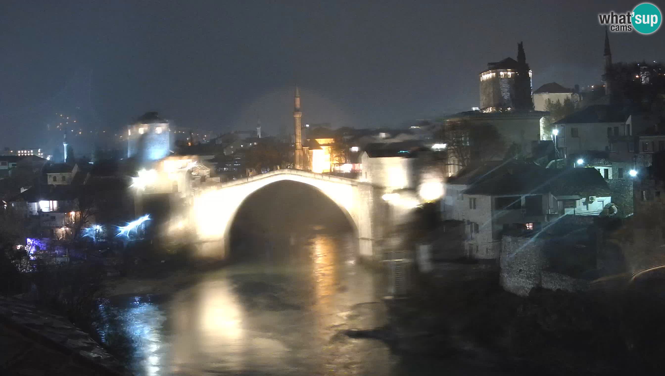 Mostar web kamera – Stari Most i rijeka Neretva – Goa Mostar