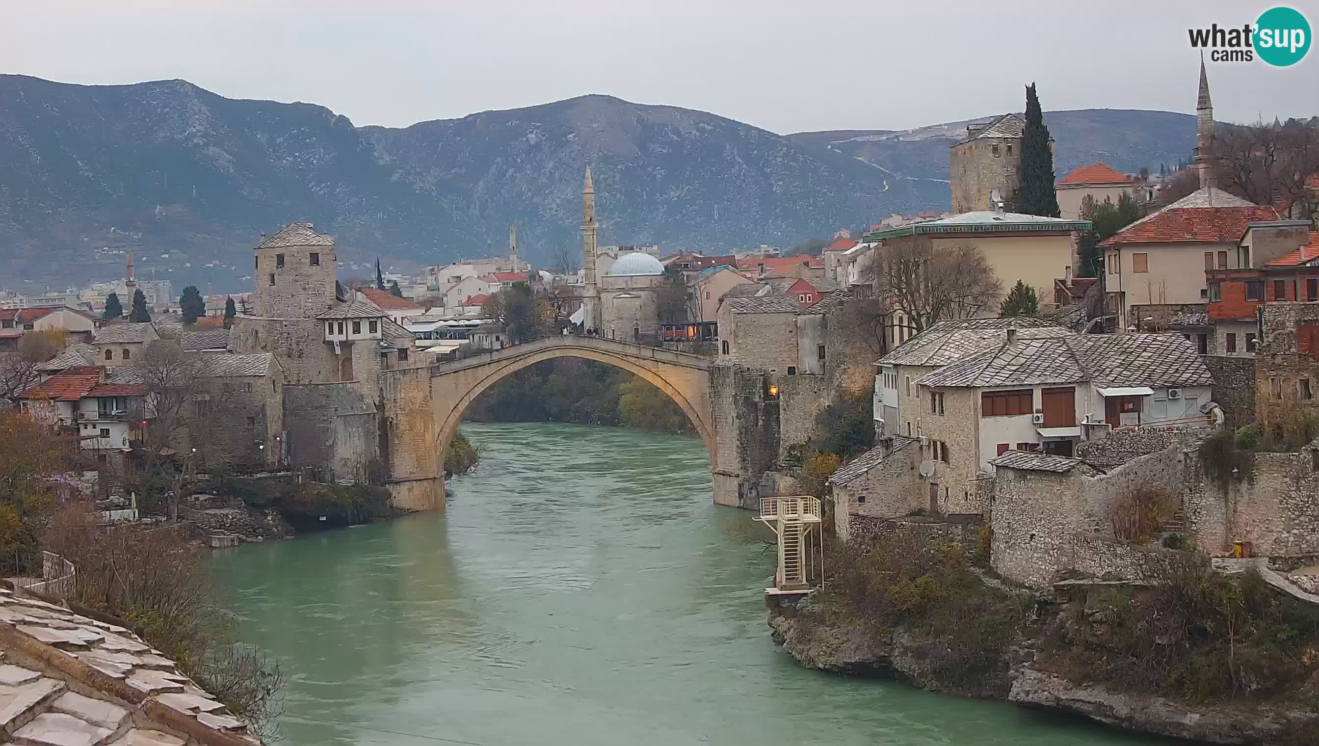 Mostar in diretta – Webcam sul Ponte Vecchio (Stari Most) e fiume Neretva