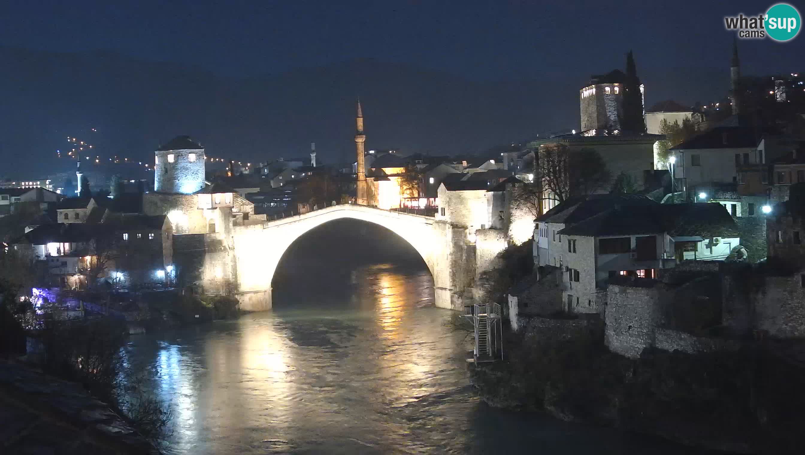 Mostar v živo – Spletna kamera na Starem mostu in reki Neretvi