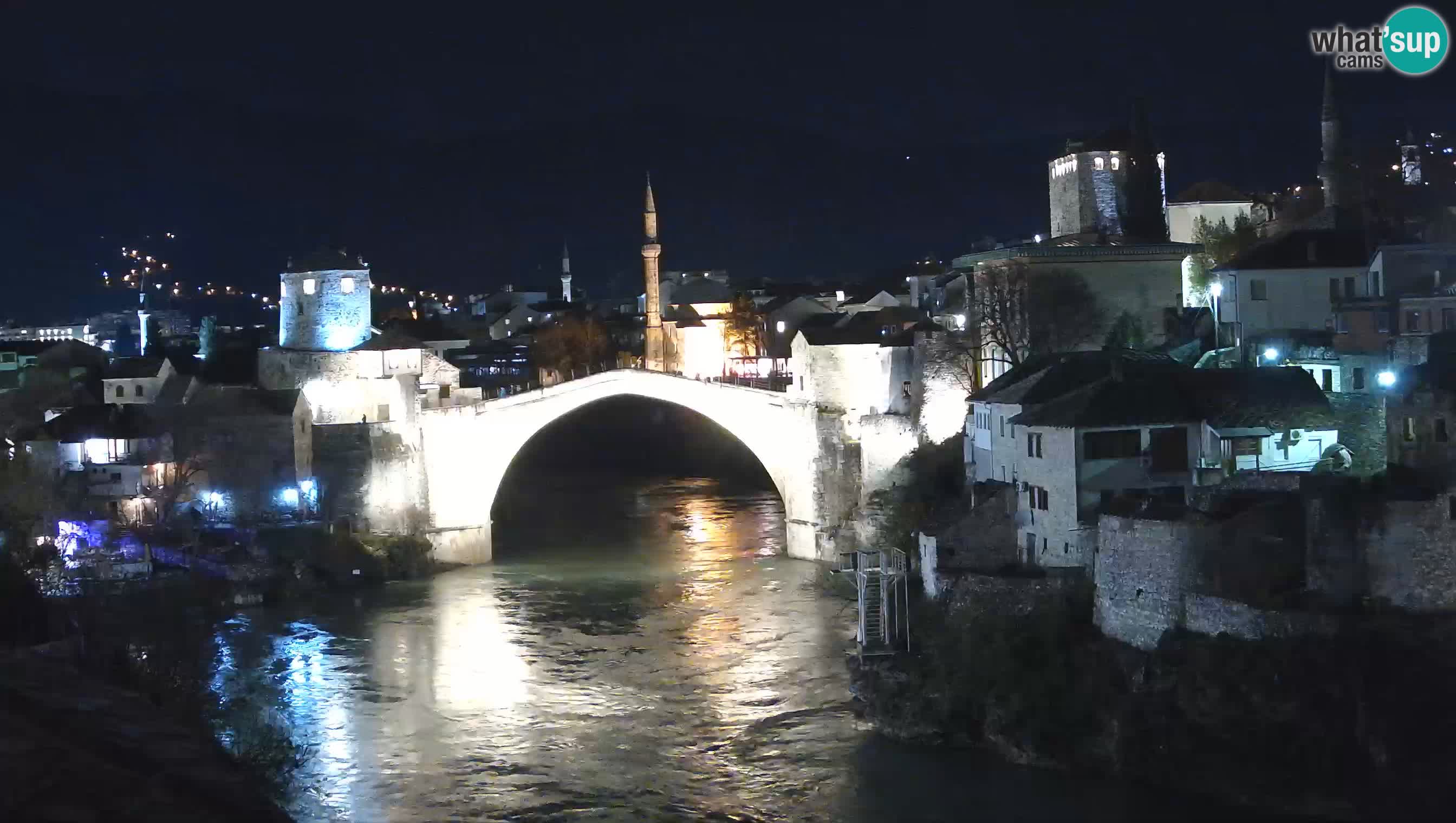 Mostar web kamera – Stari Most i rijeka Neretva – Goa Mostar