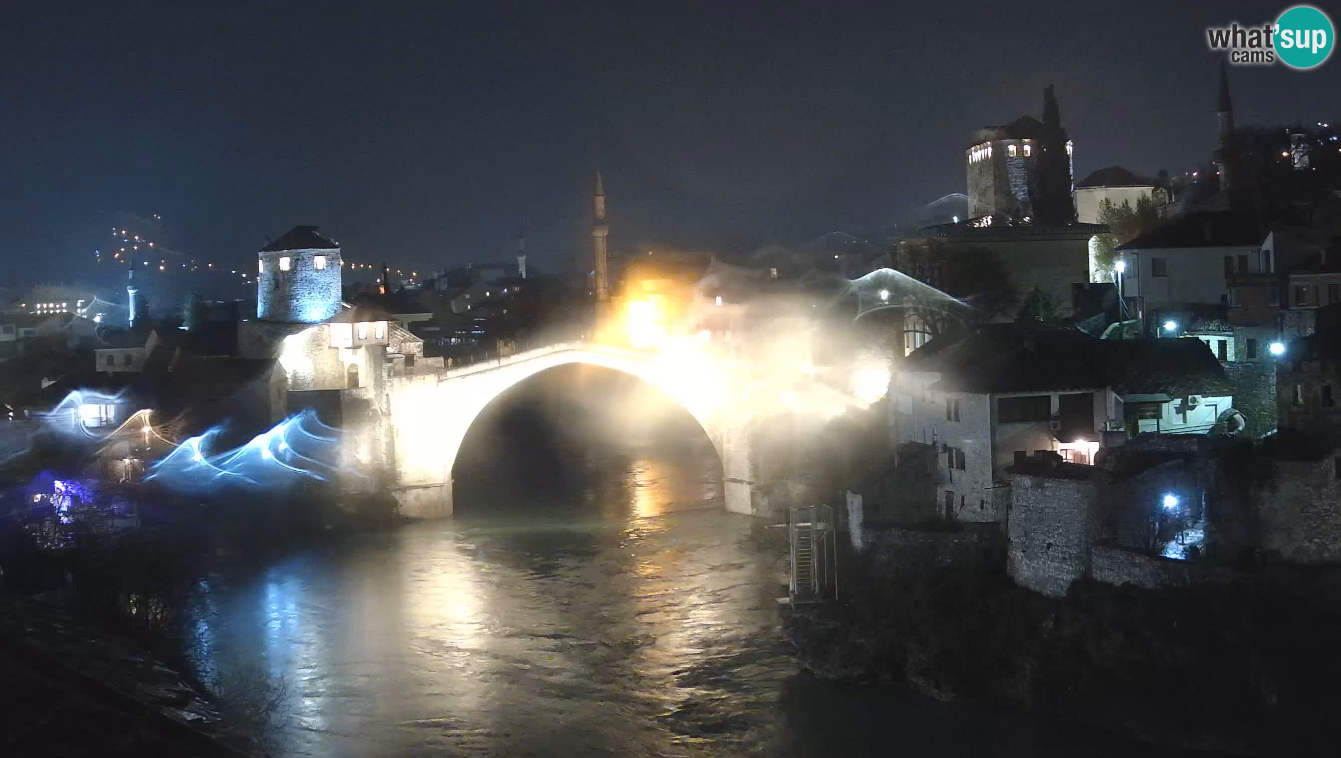 Webcam de Mostar – Le Vieux Pont sur la rivière Neretva