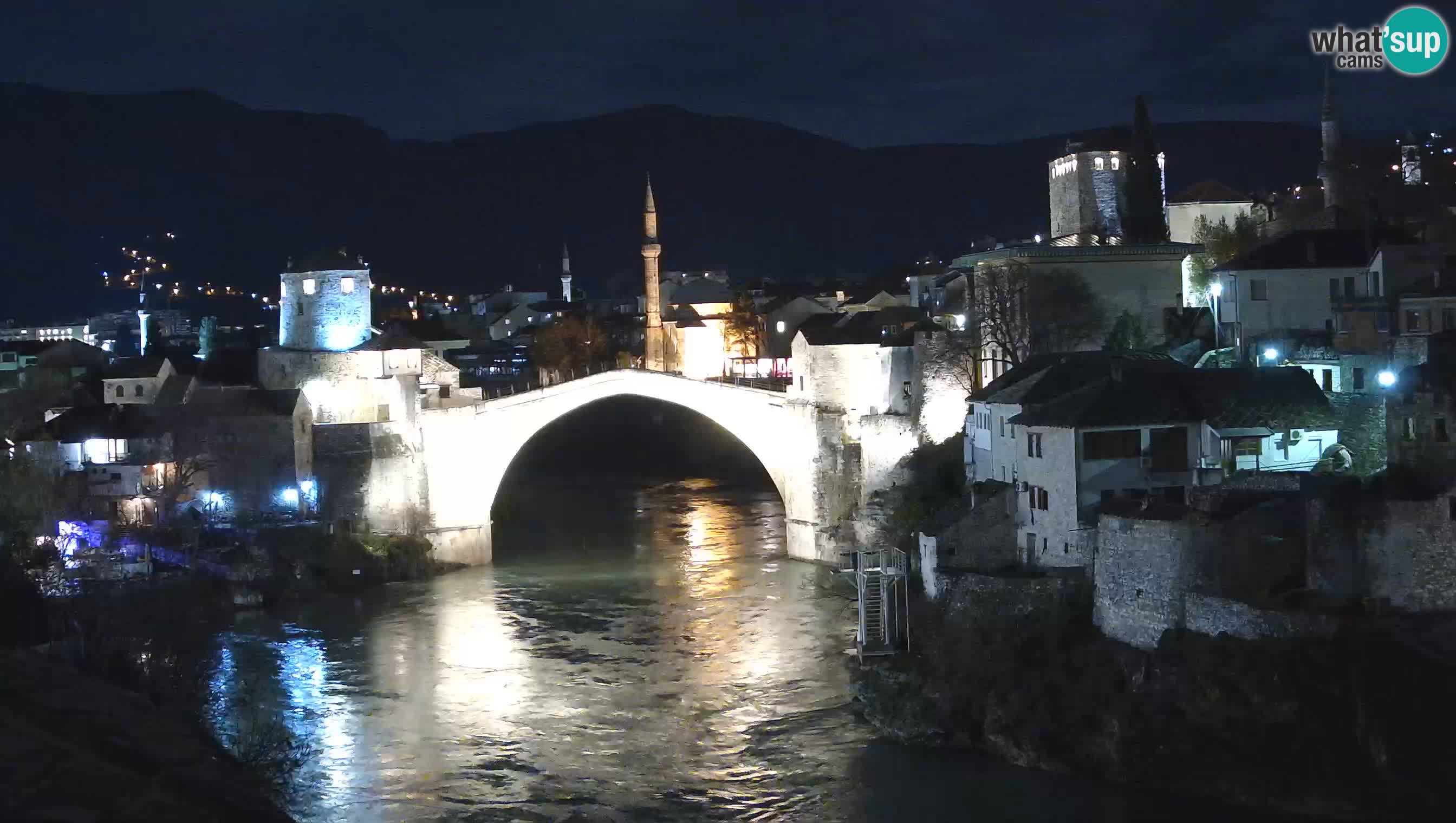Mostar v živo – Spletna kamera na Starem mostu in reki Neretvi