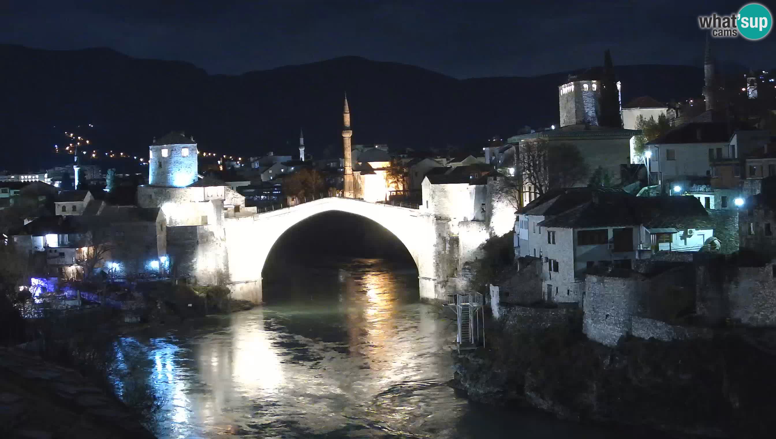 Mostar web kamera – Stari Most i rijeka Neretva – Goa Mostar