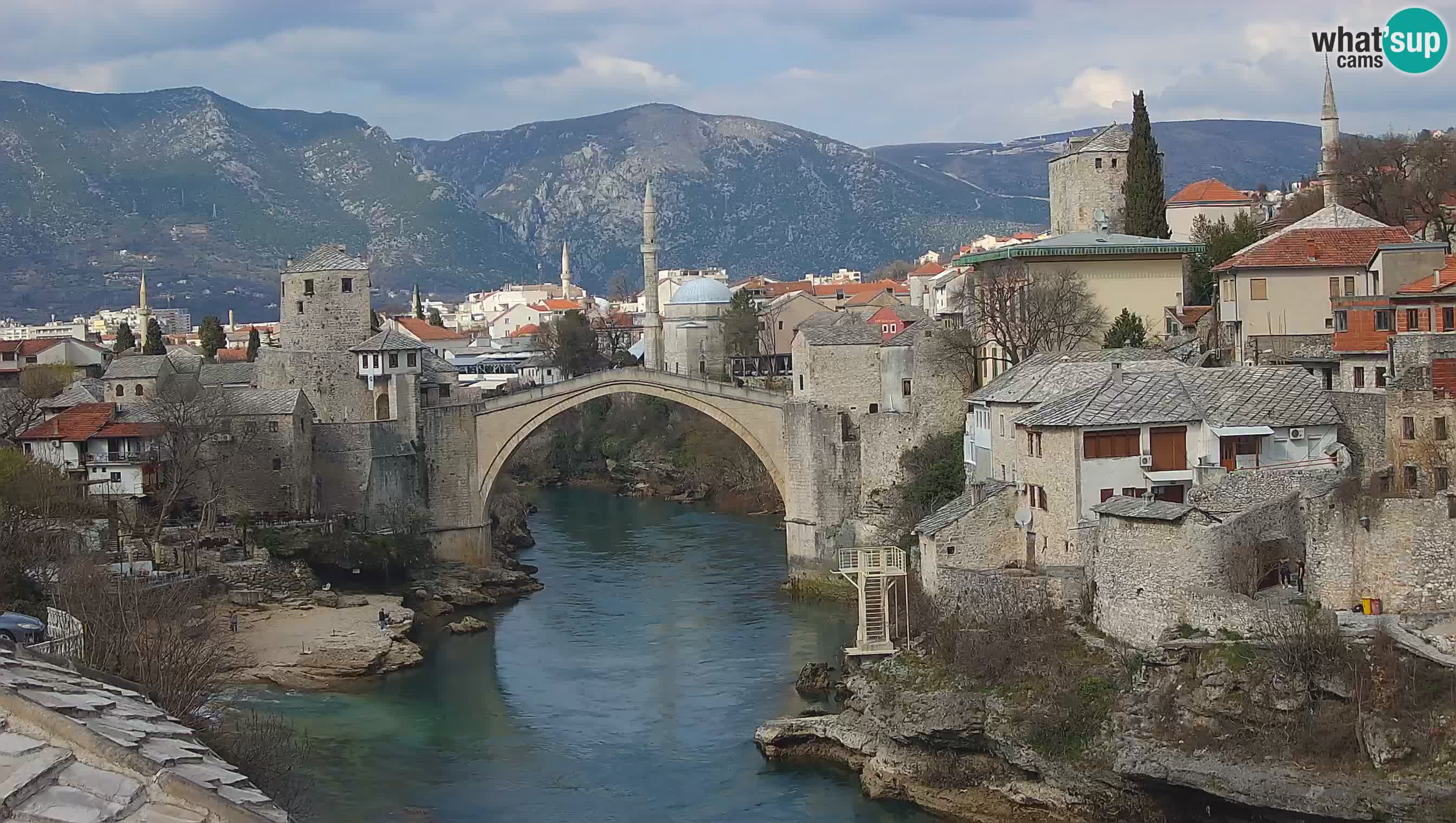 Live Webcam of Mostar – Stari Most (Old Bridge) and Neretva River