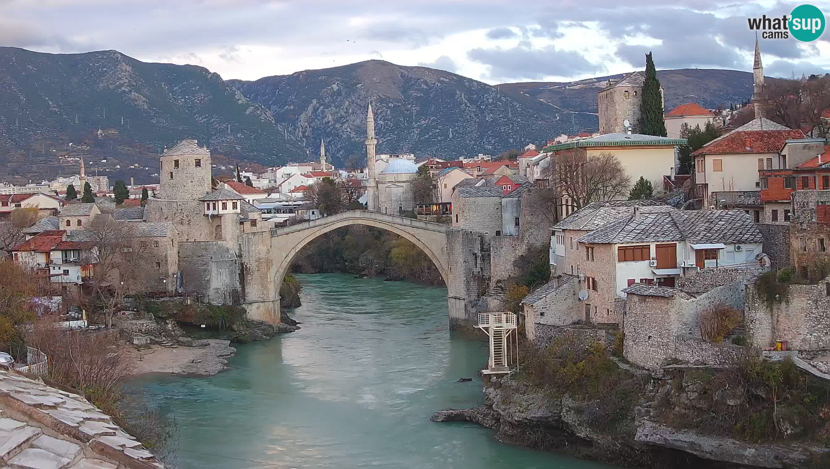 Mostar webcam – LIVE Old Bridge and Neretva river
