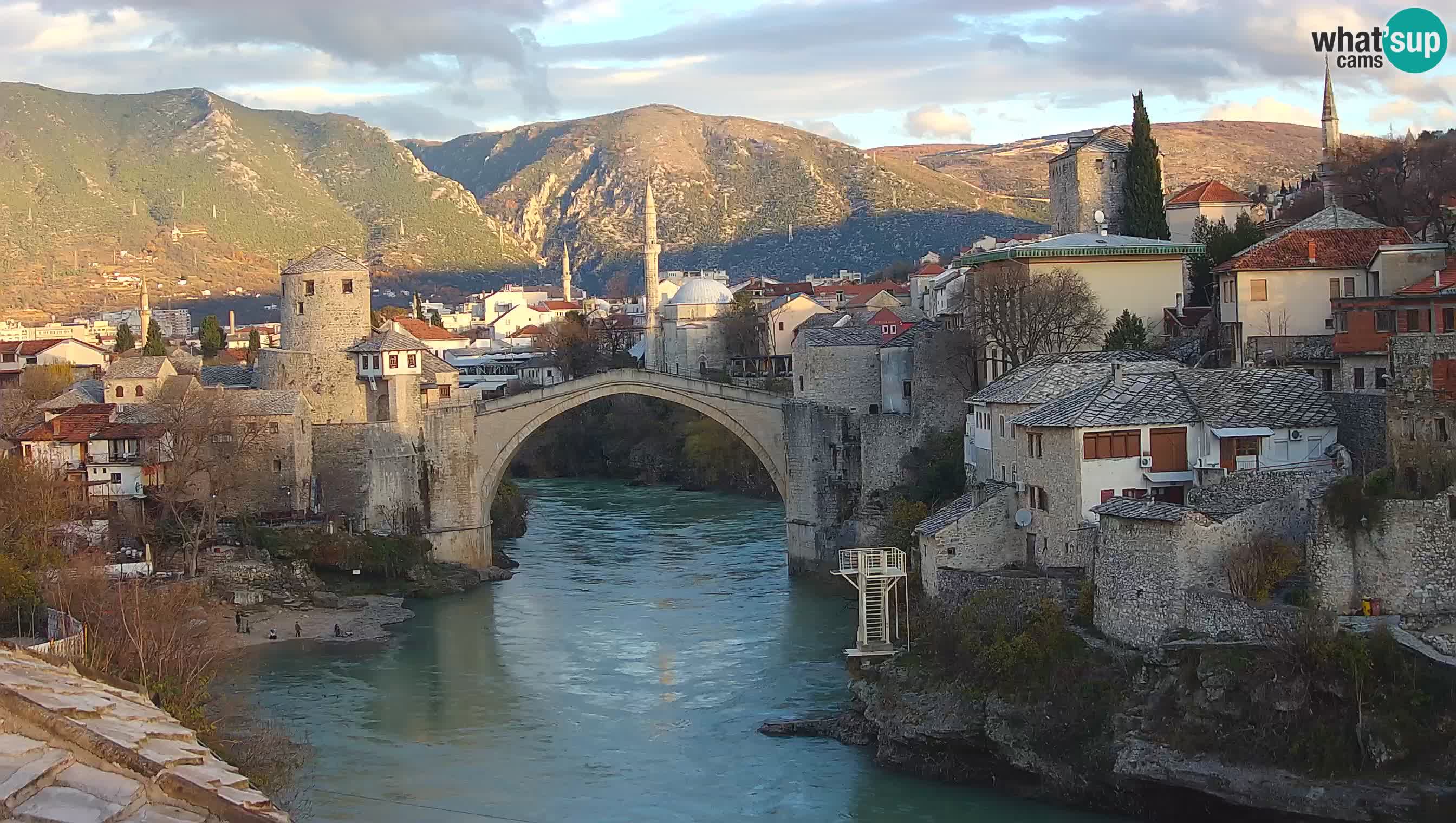 Mostar webcam – LIVE Old Bridge and Neretva river