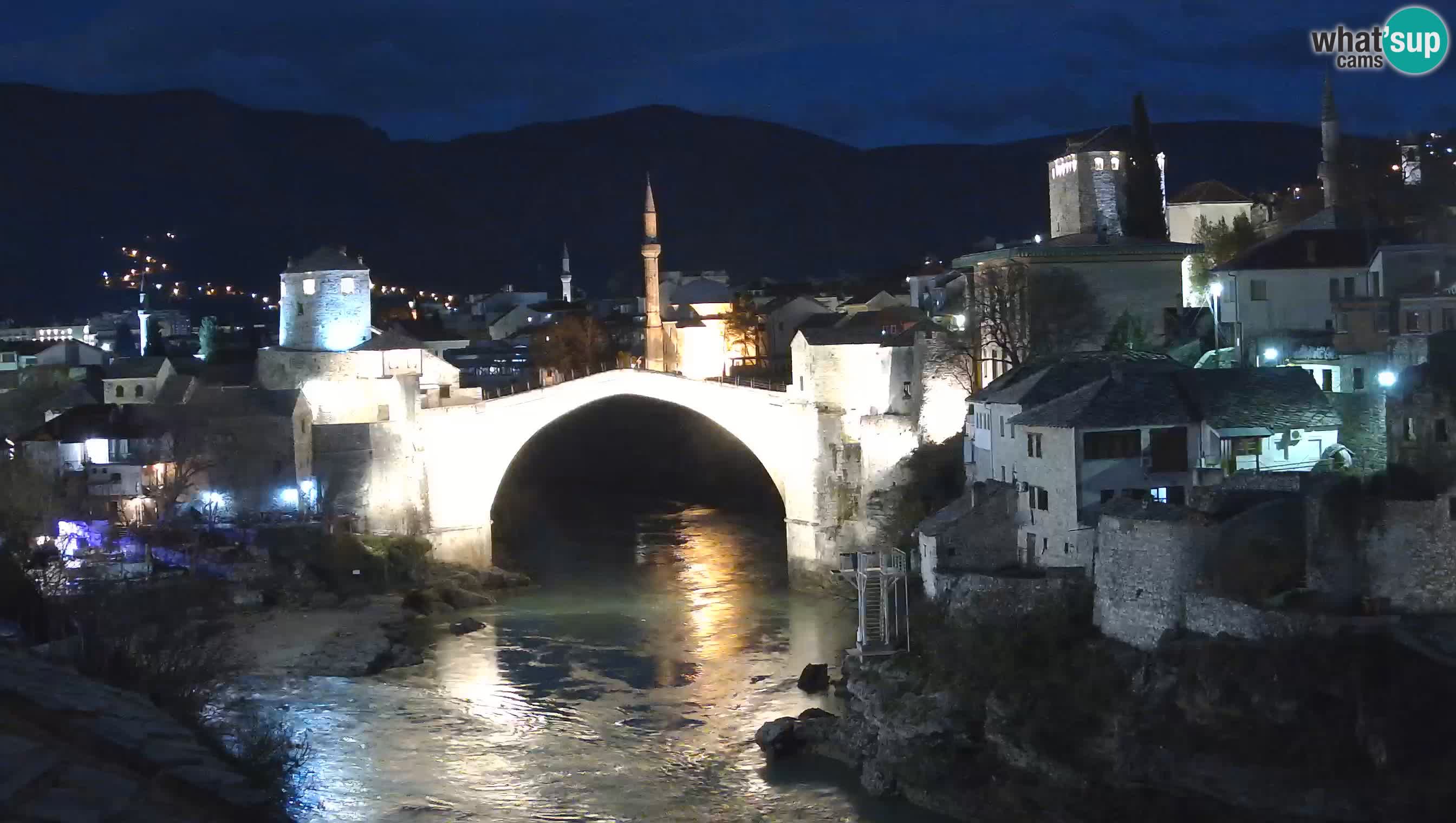 Mostar webcam – LIVE Old Bridge and Neretva river