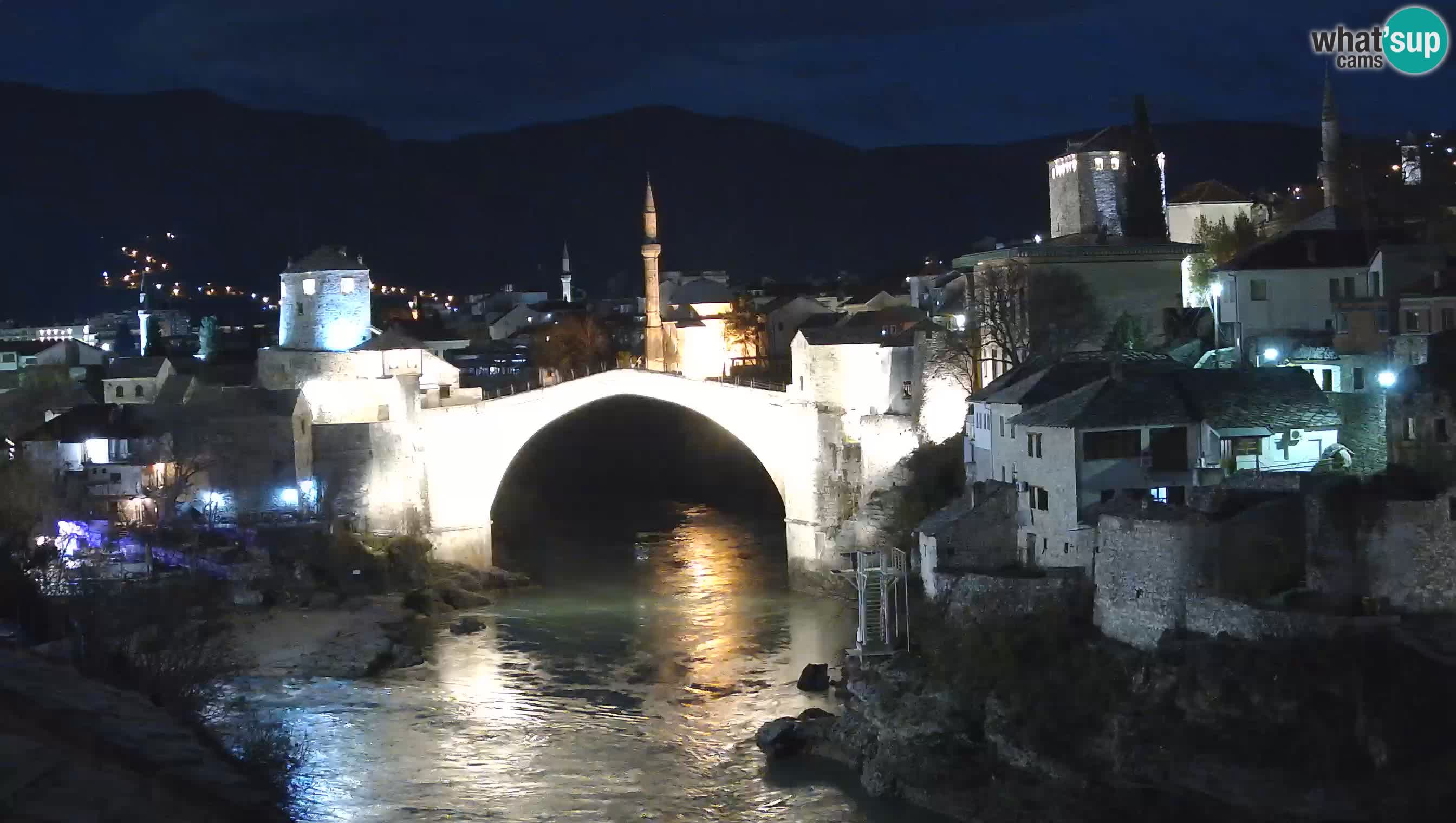 Mostar webcam – LIVE Old Bridge and Neretva river
