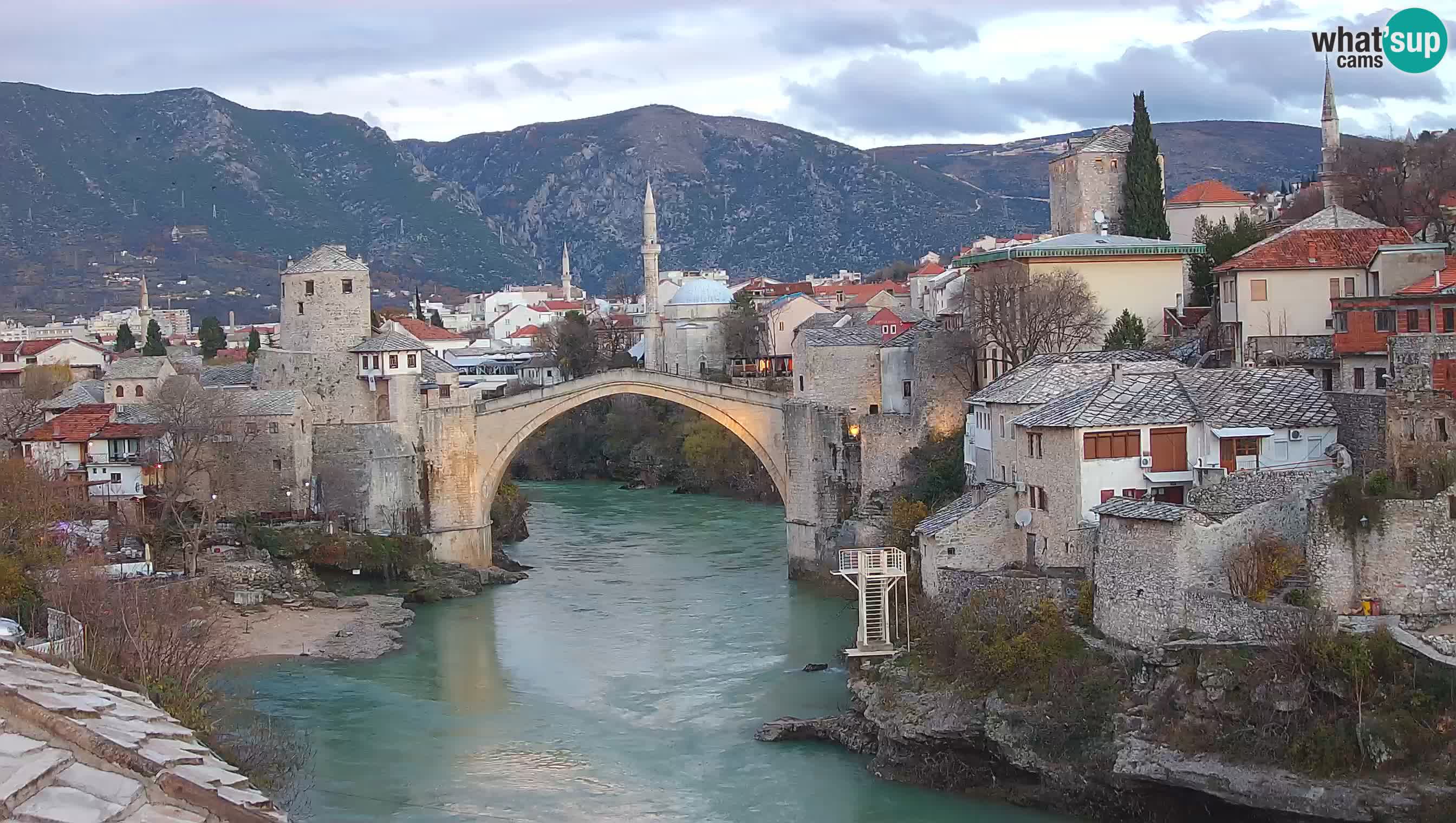 Mostar webcam – LIVE Old Bridge and Neretva river