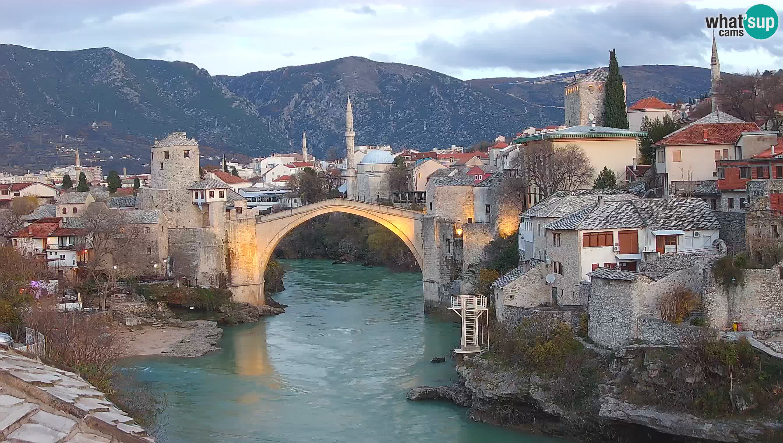 Spletna kamera Mostar – Stari Most in reka Neretva