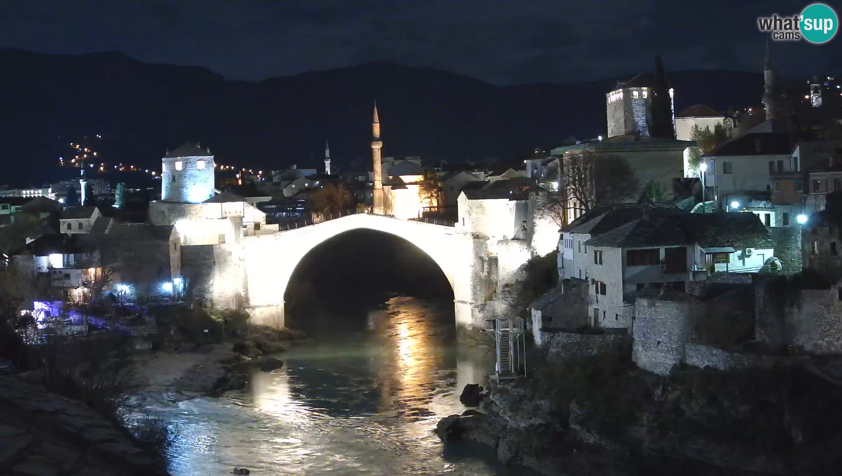 Mostar web kamera – Stari Most i rijeka Neretva – Goa Mostar
