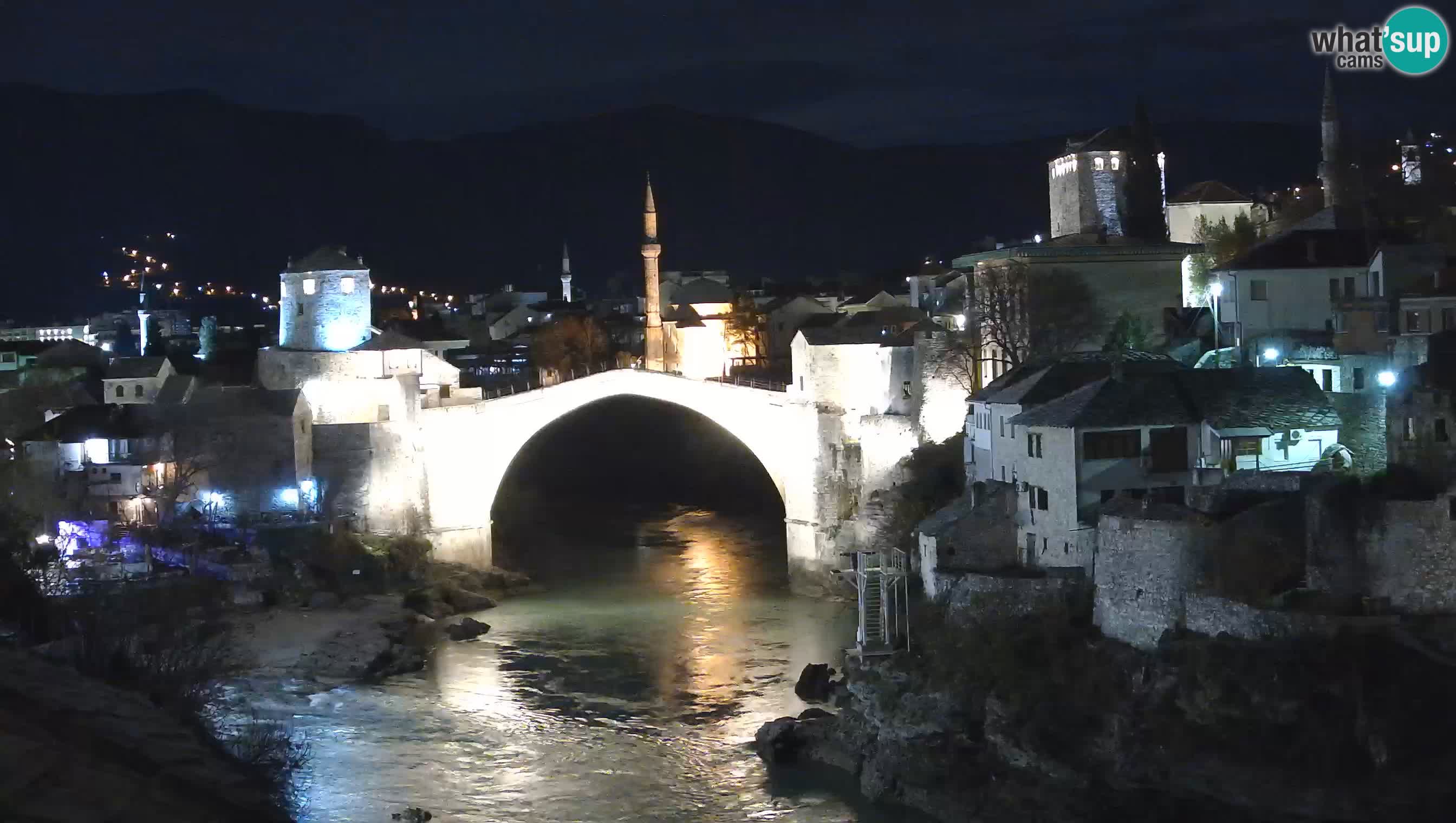 Live Webcam of Mostar – Stari Most (Old Bridge) and Neretva River