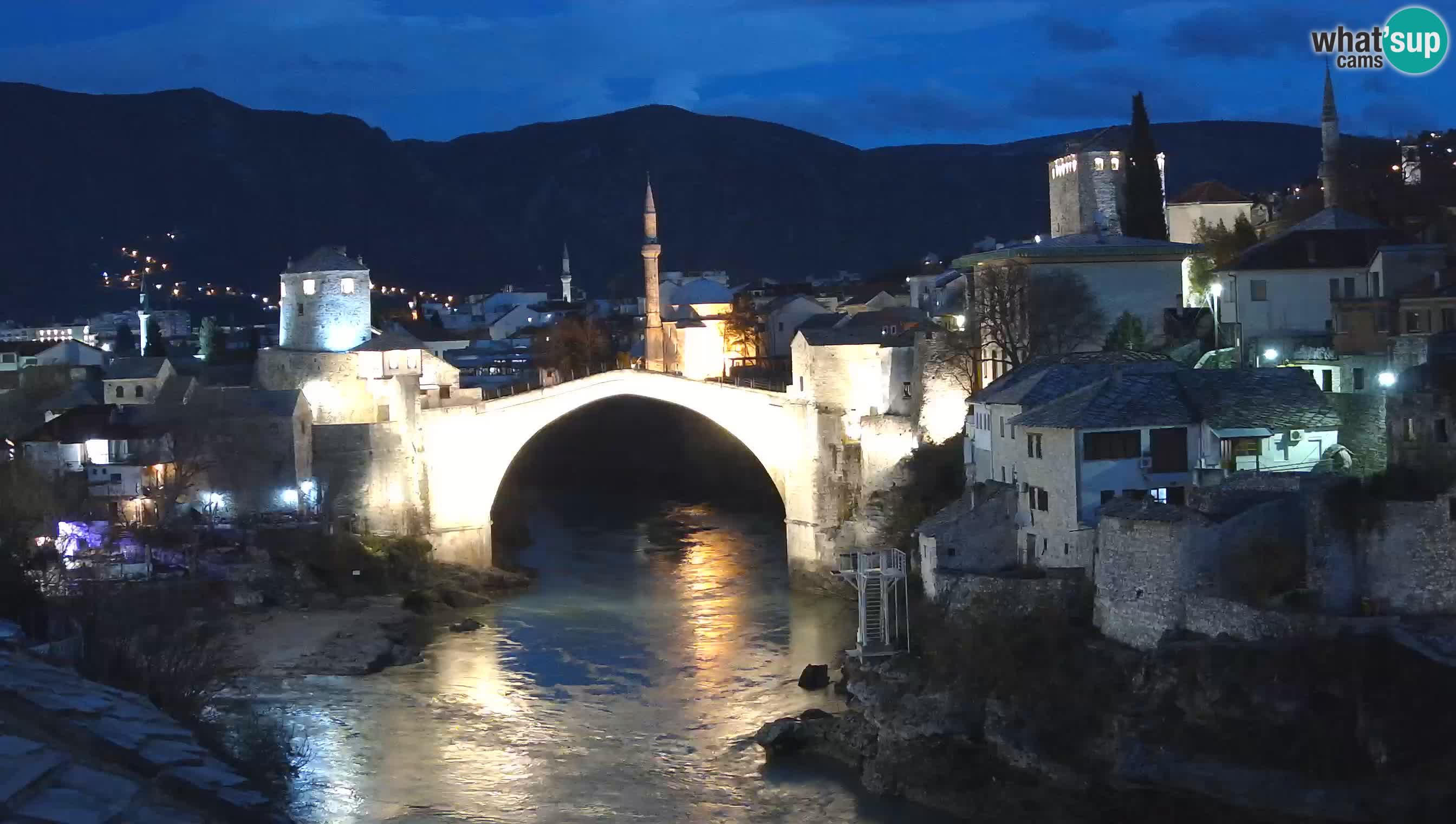 Spletna kamera Mostar – Stari Most in reka Neretva