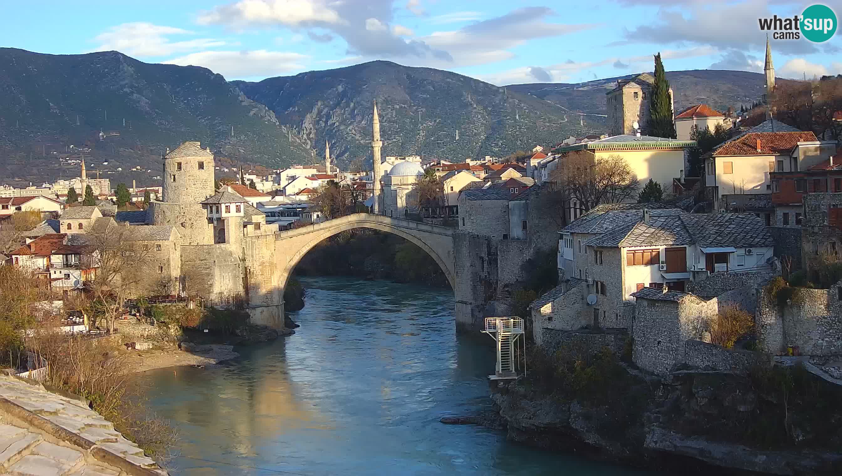 Webcam Mostar – Il Ponte Vecchio sul fiume Neretva