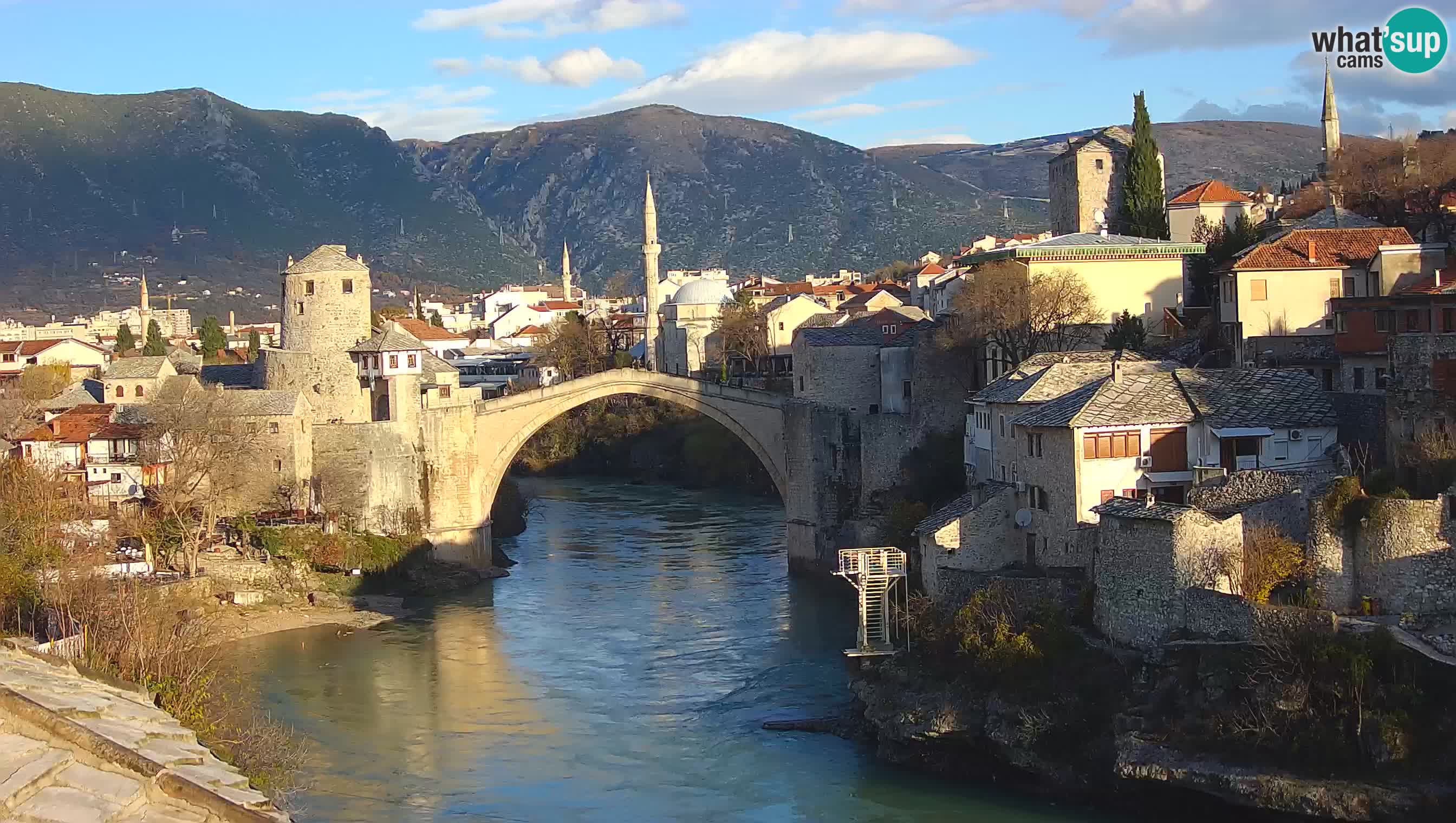 Webcam Mostar – Il Ponte Vecchio sul fiume Neretva
