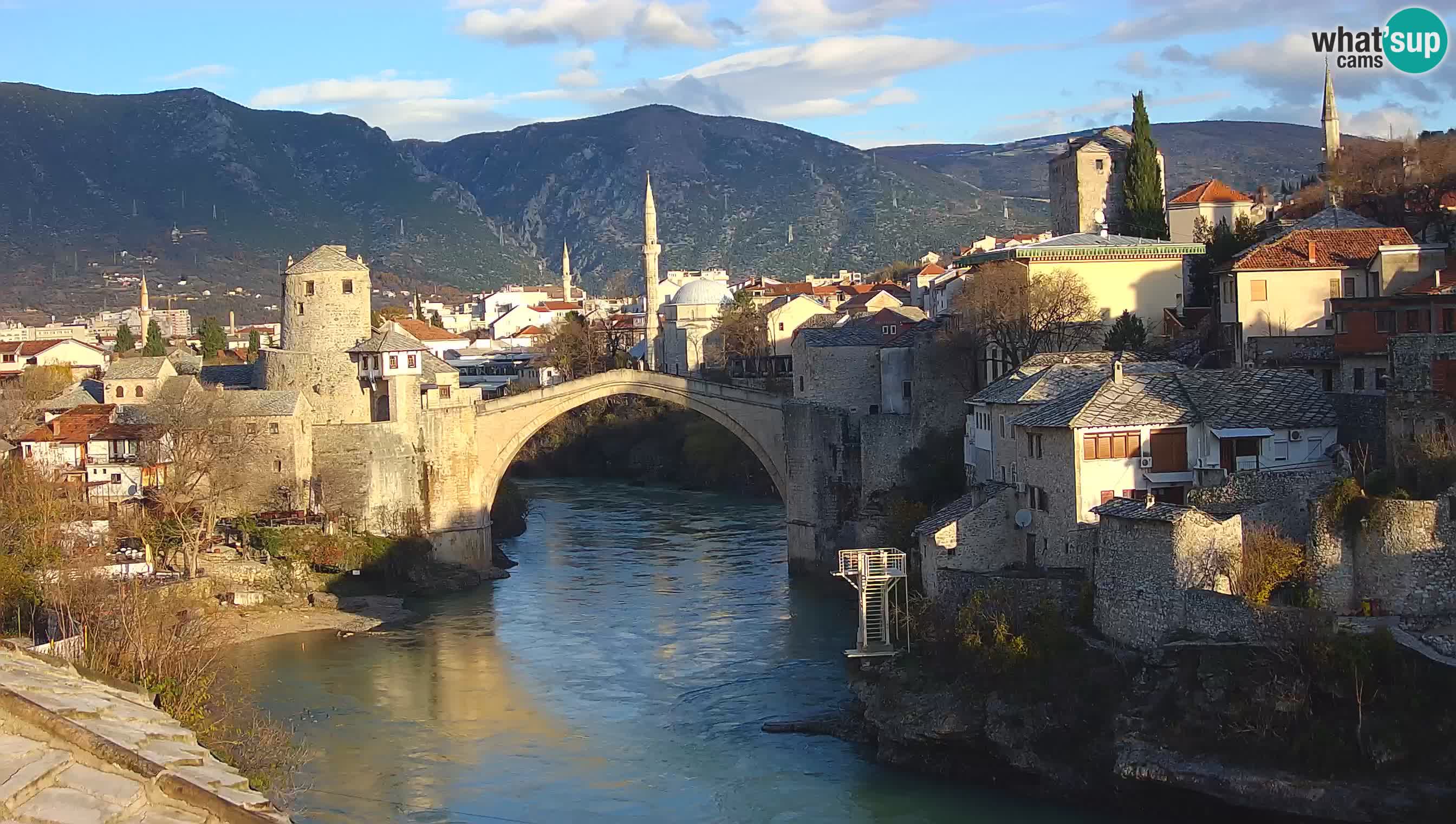 Mostar webcam – LIVE Old Bridge and Neretva river