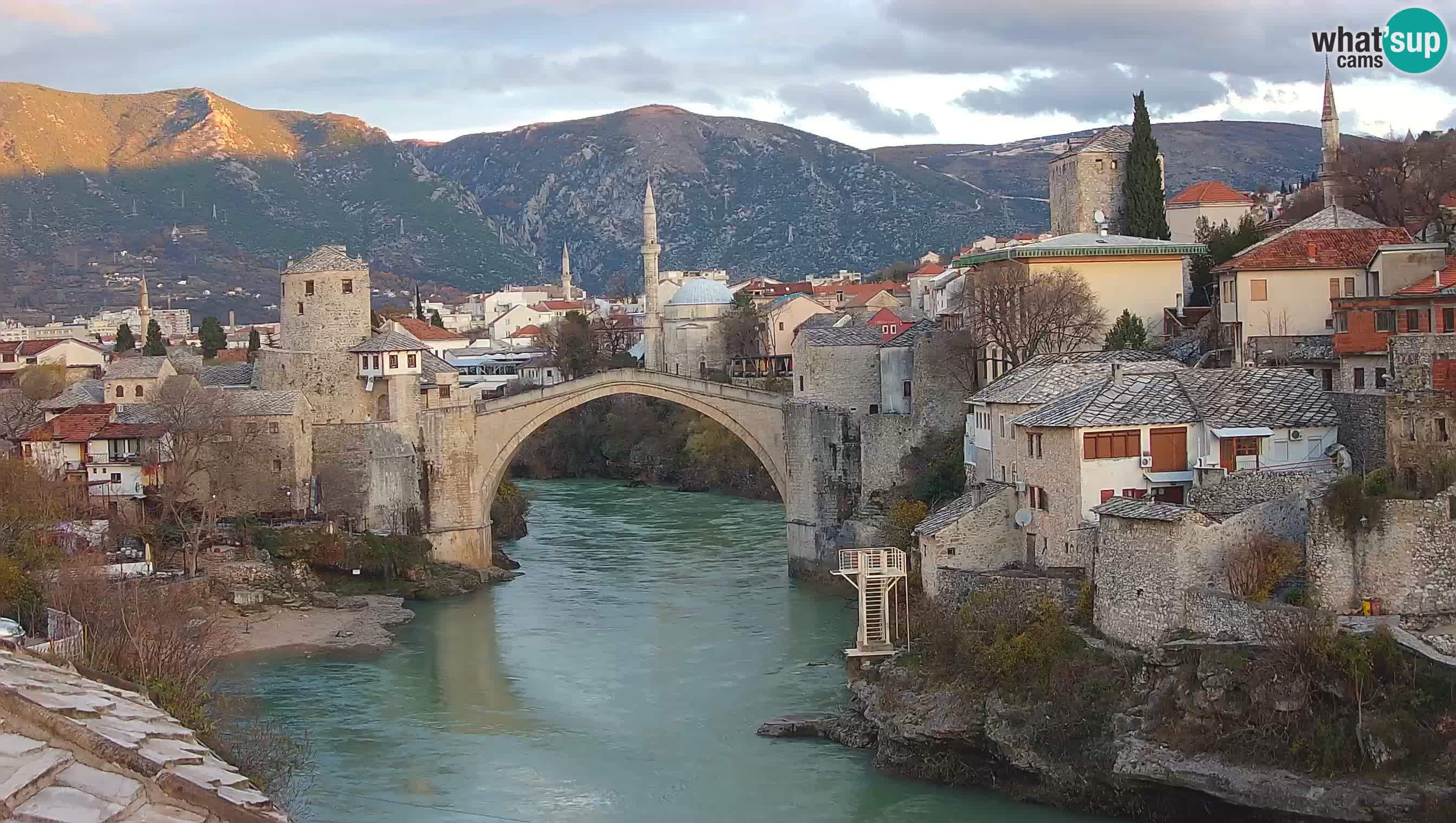 Spletna kamera Mostar – Stari Most in reka Neretva