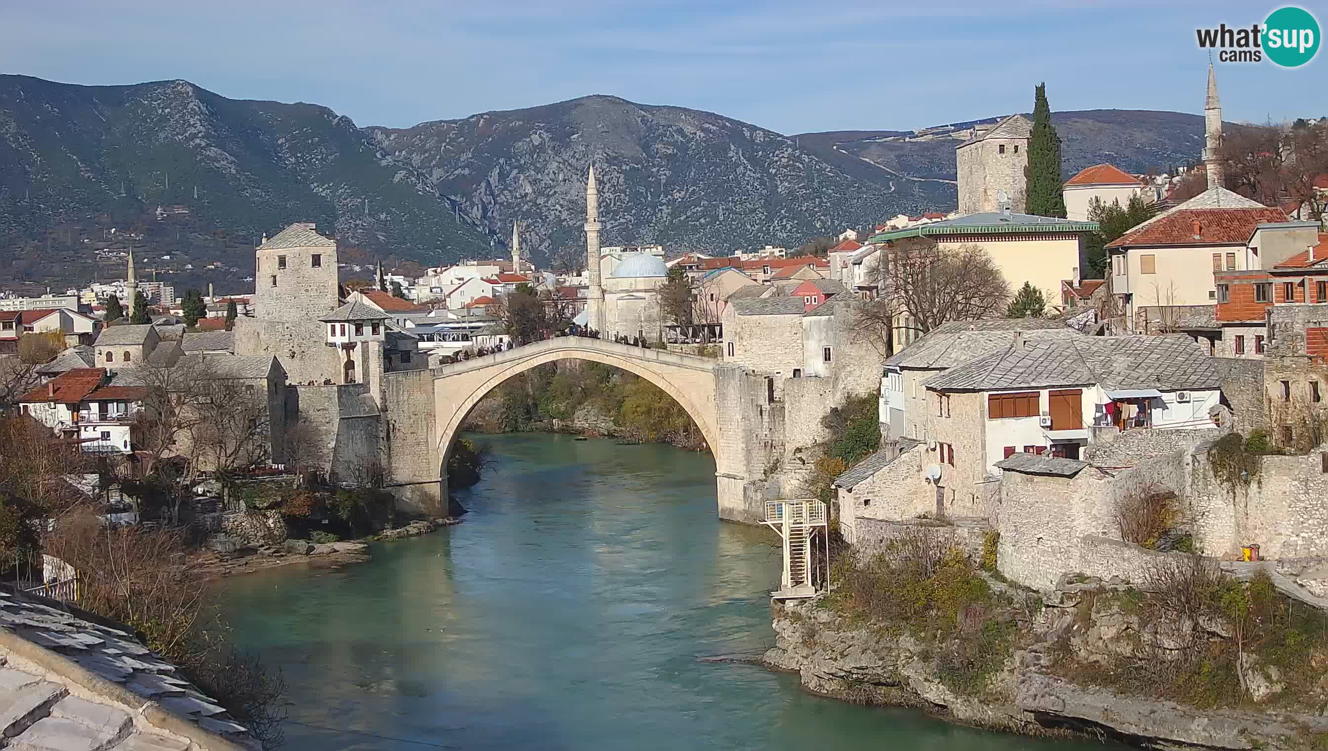 Spletna kamera Mostar – Stari Most in reka Neretva