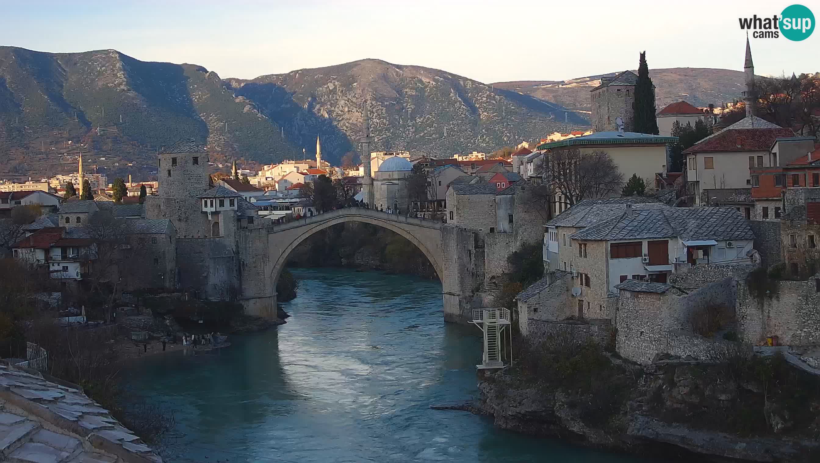 Live Webcam of Mostar – Stari Most (Old Bridge) and Neretva River