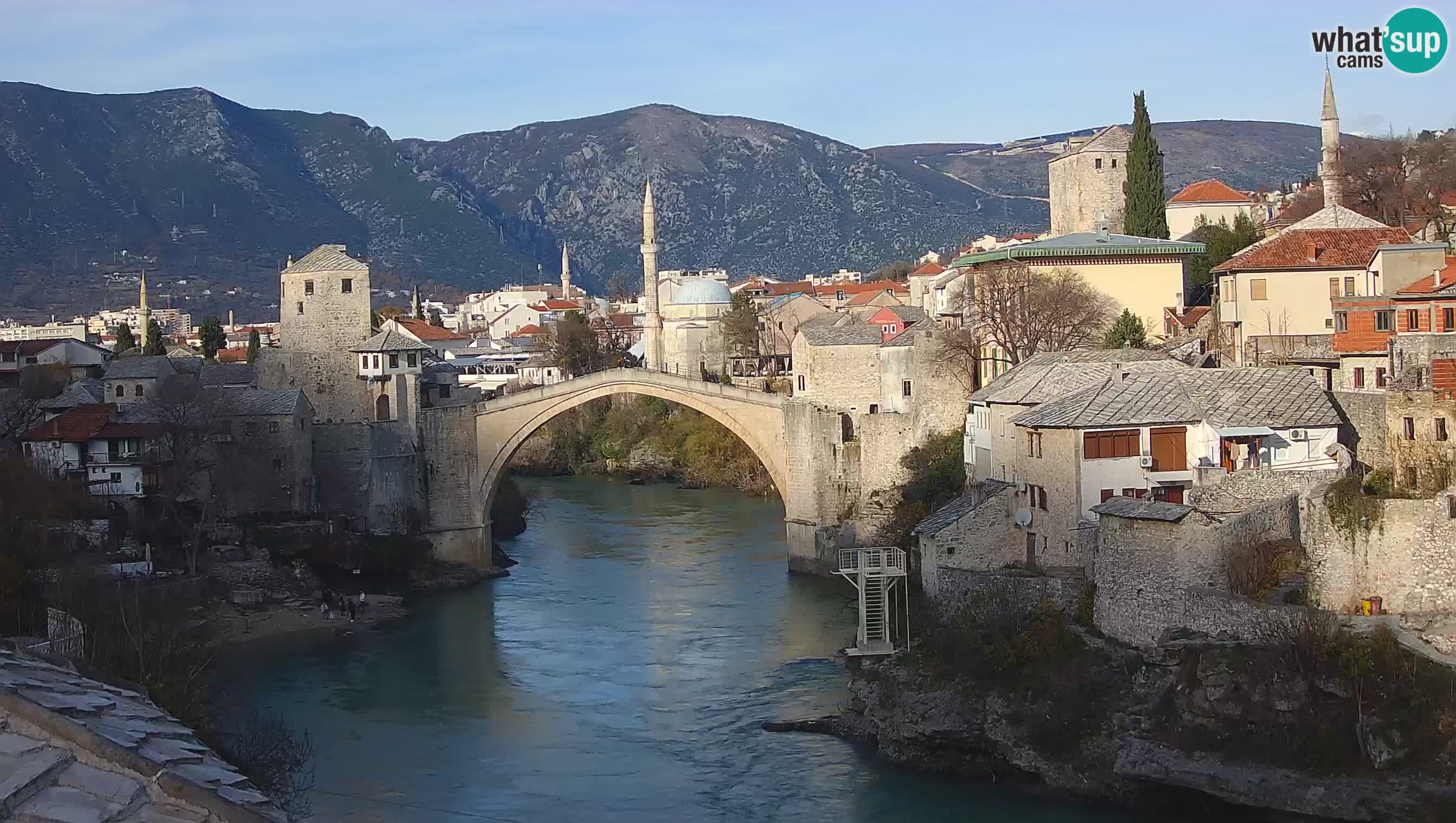 Spletna kamera Mostar – Stari Most in reka Neretva