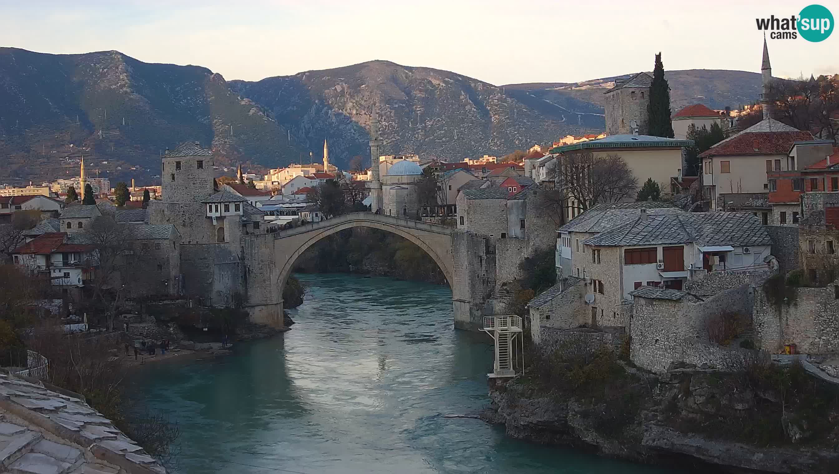 Spletna kamera Mostar – Stari Most in reka Neretva