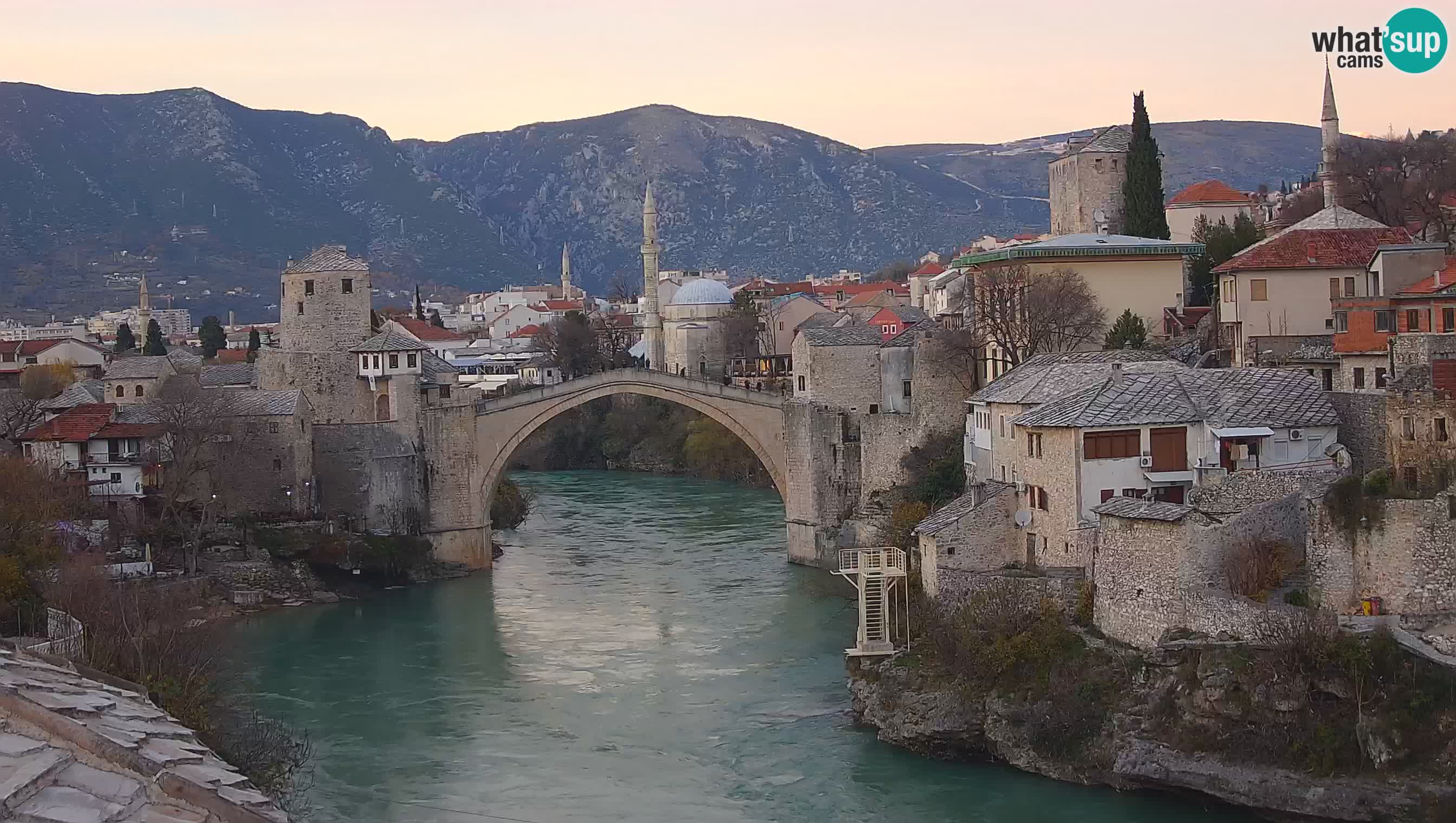Live Webcam of Mostar – Stari Most (Old Bridge) and Neretva River