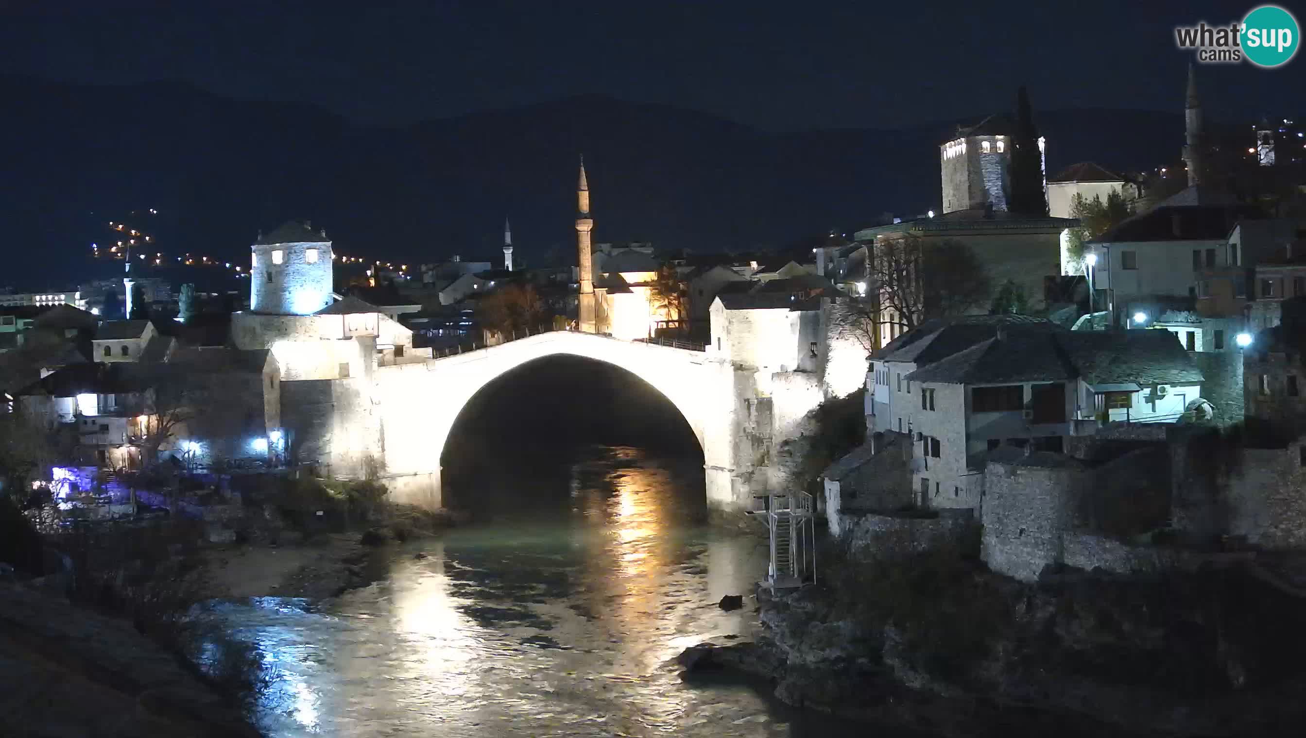 Live Webcam of Mostar – Stari Most (Old Bridge) and Neretva River
