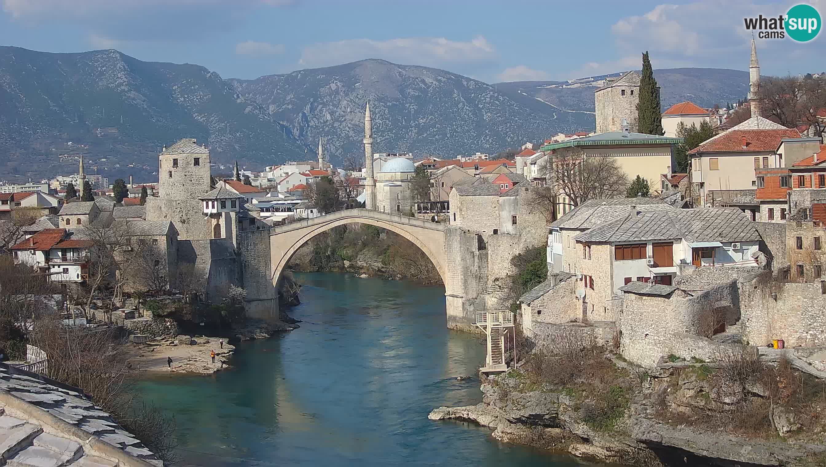 Live Webcam of Mostar – Stari Most (Old Bridge) and Neretva River