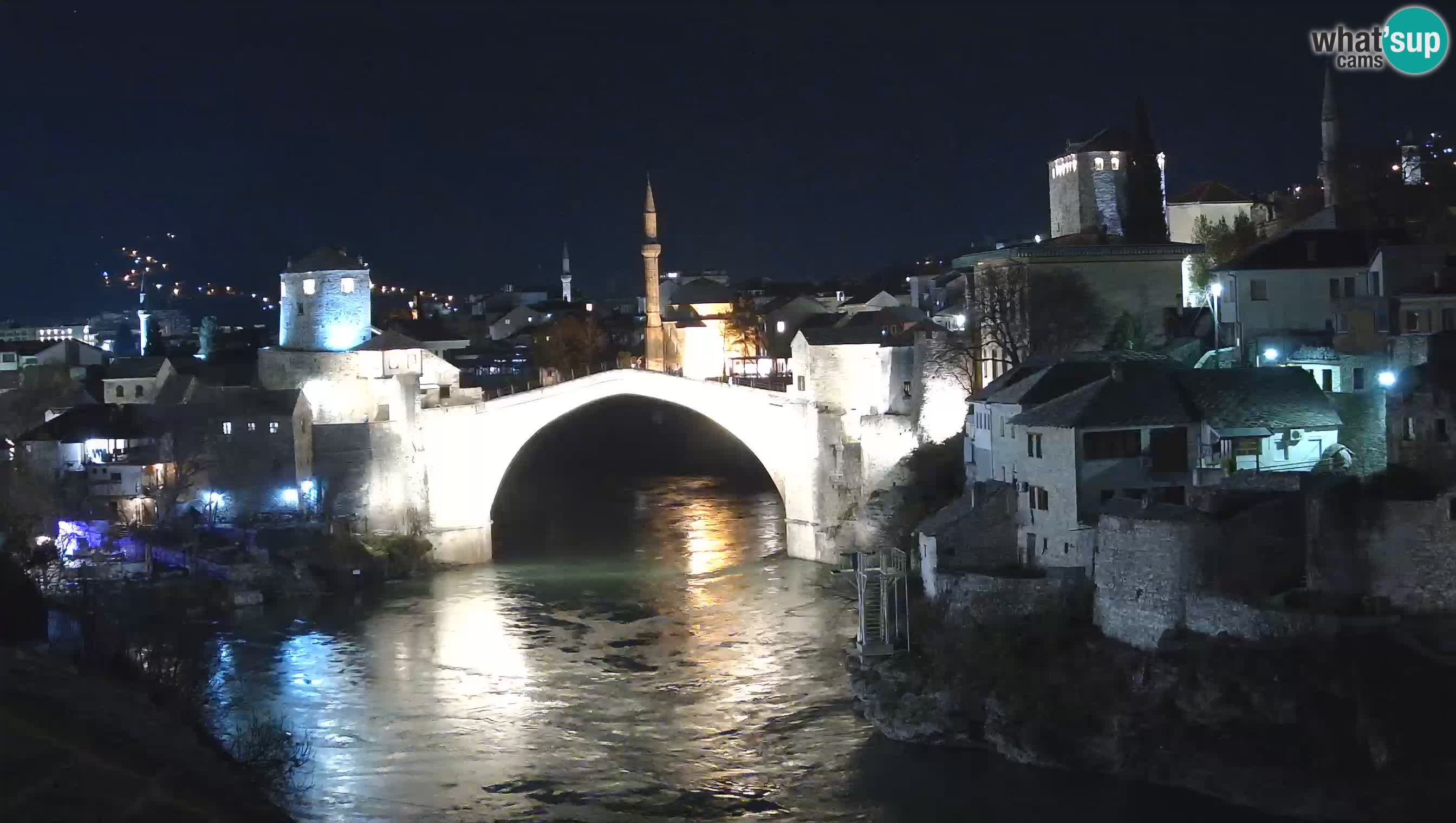 Mostar web kamera – Stari Most i rijeka Neretva – Goa Mostar