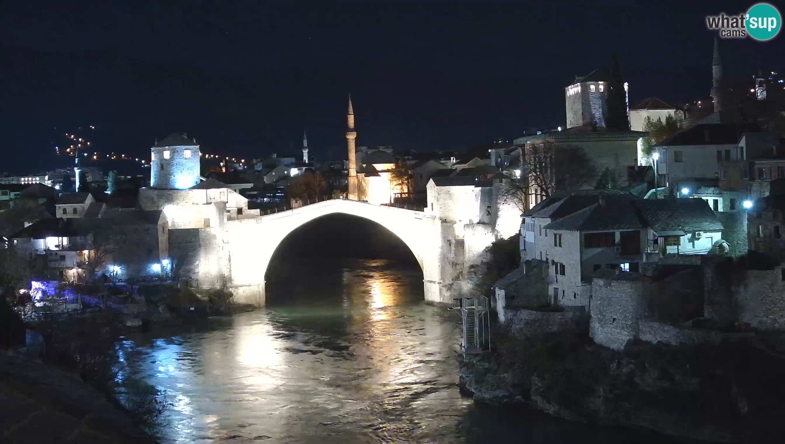 Mostar v živo – Spletna kamera na Starem mostu in reki Neretvi