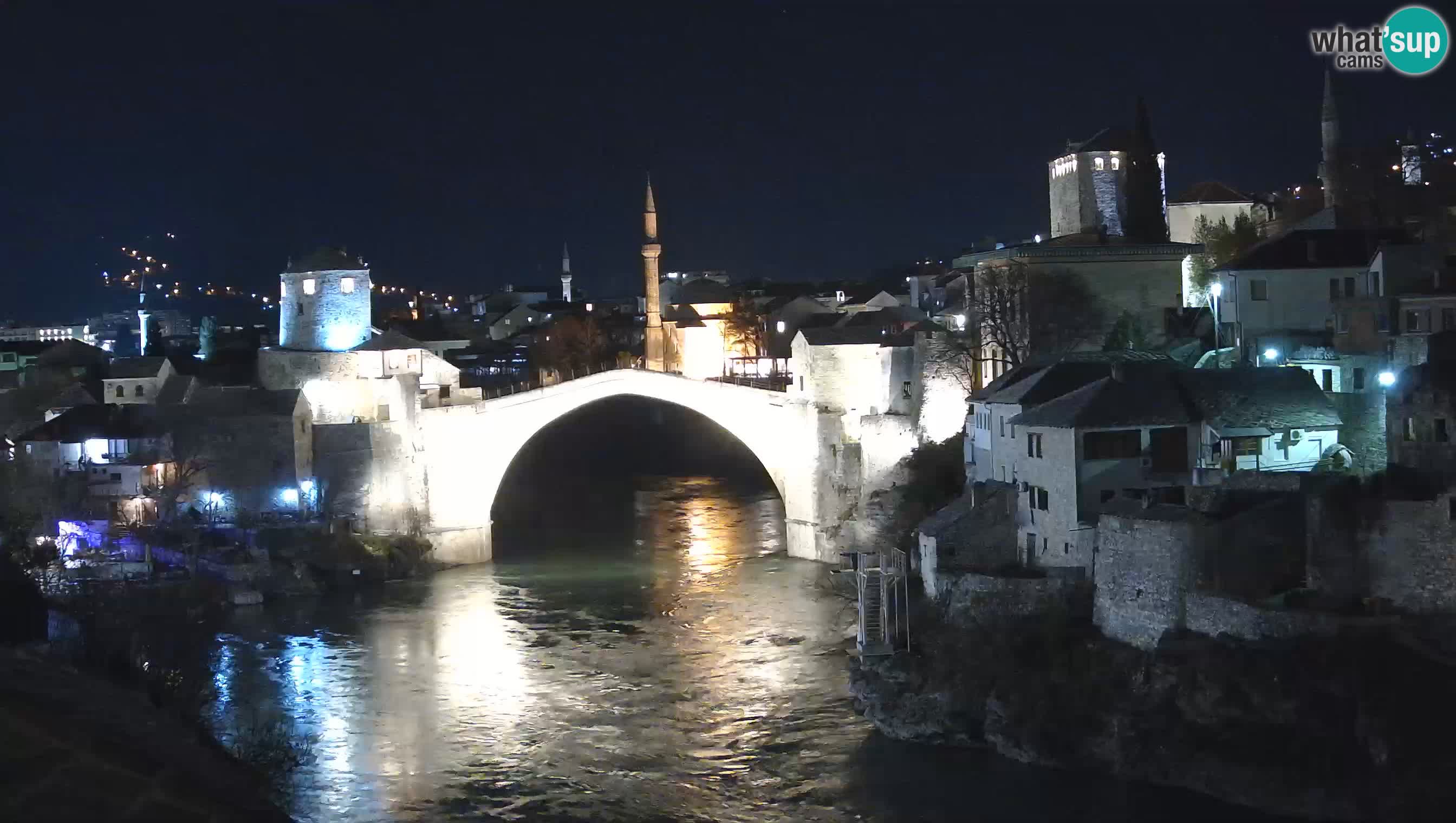 Mostar web kamera – Stari Most i rijeka Neretva – Goa Mostar
