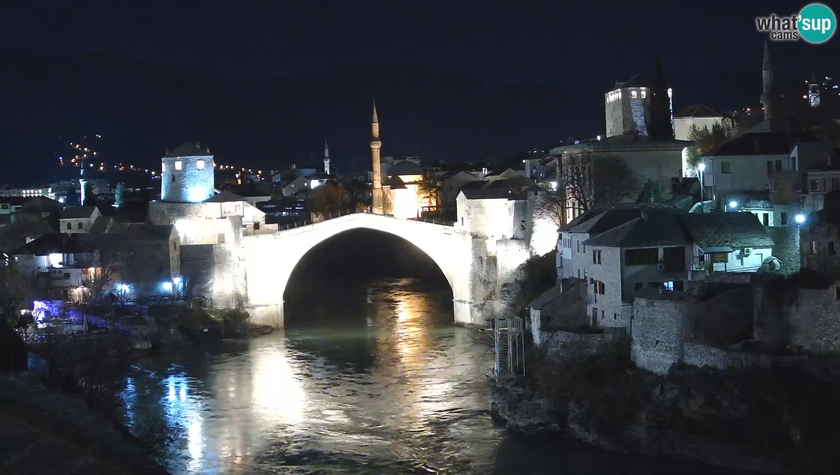 Live Webcam of Mostar – Stari Most (Old Bridge) and Neretva River