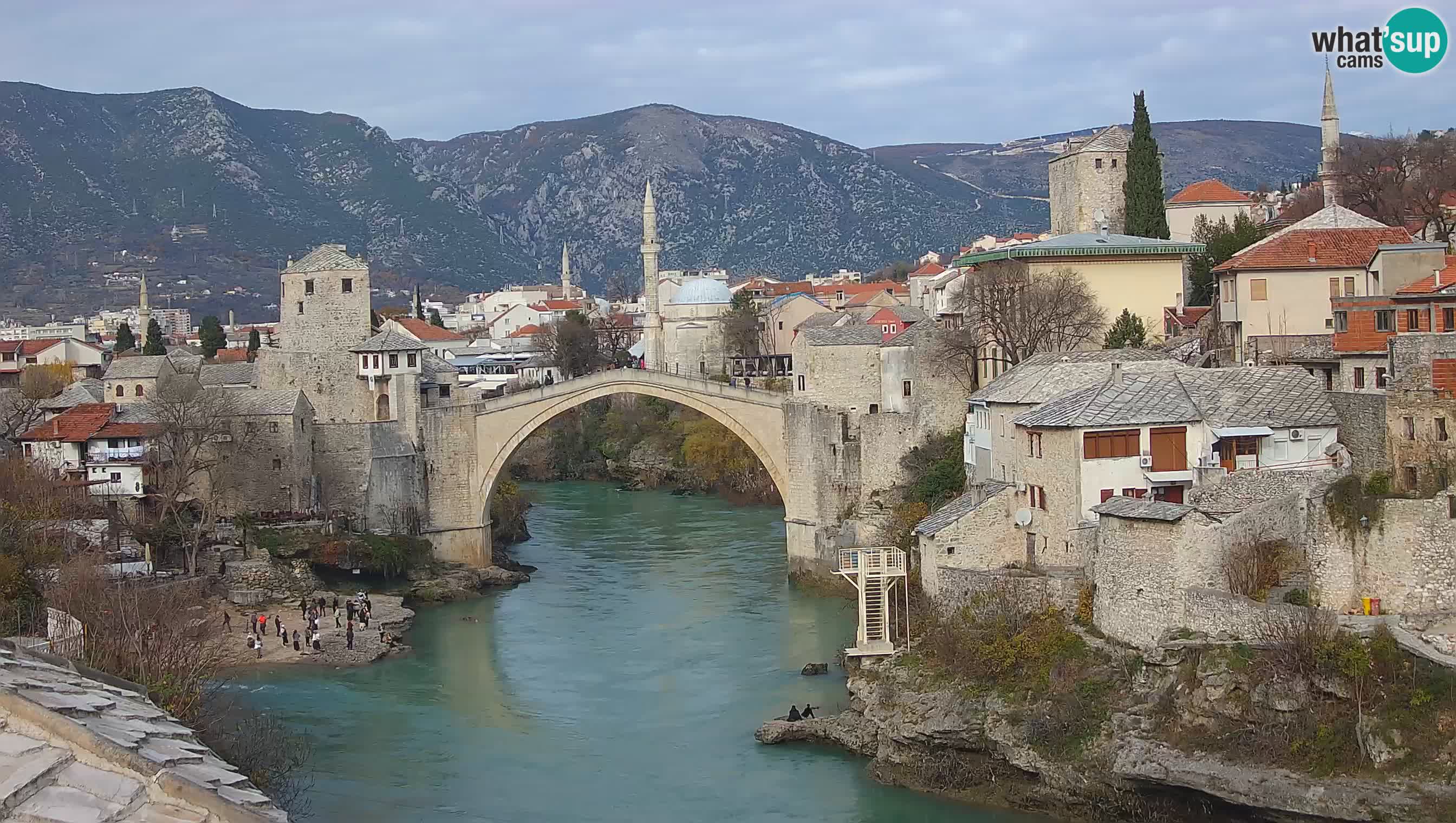 Mostar web kamera – Stari Most i rijeka Neretva – Goa Mostar