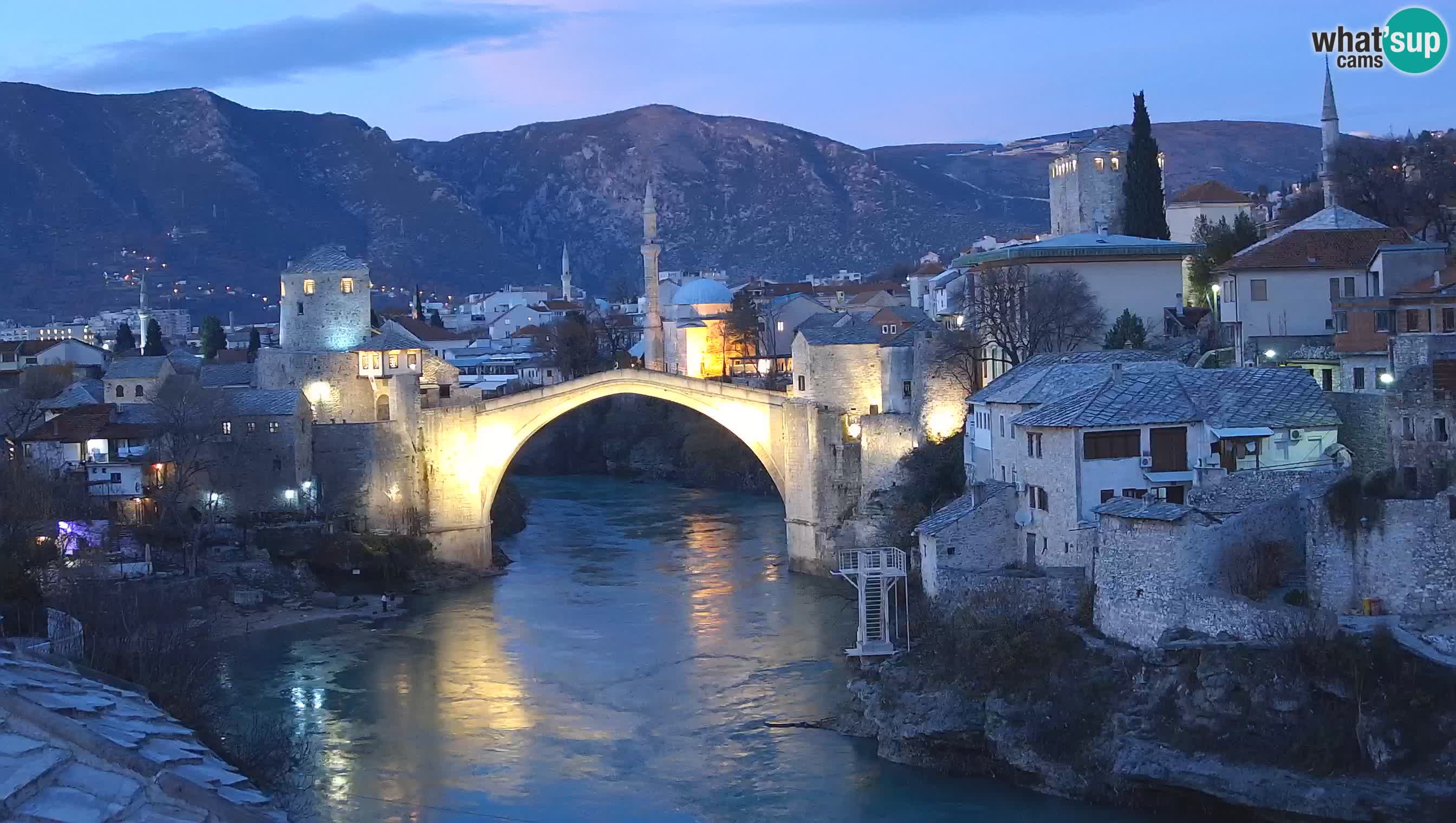 Mostar in diretta – Webcam sul Ponte Vecchio (Stari Most) e fiume Neretva