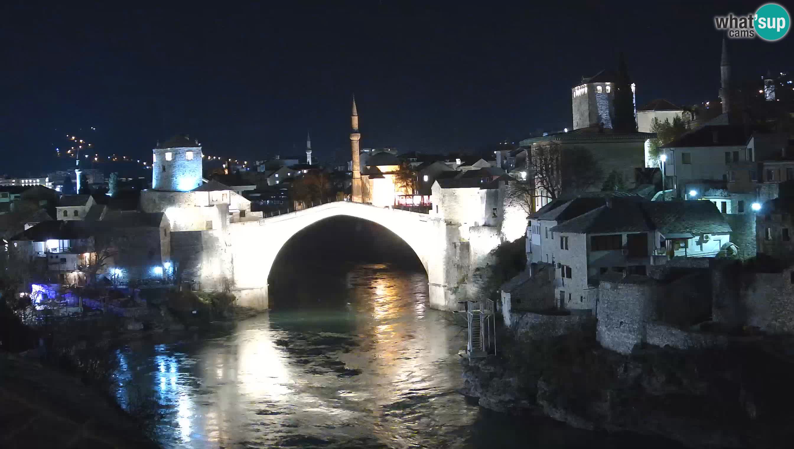 Live Webcam of Mostar – Stari Most (Old Bridge) and Neretva River