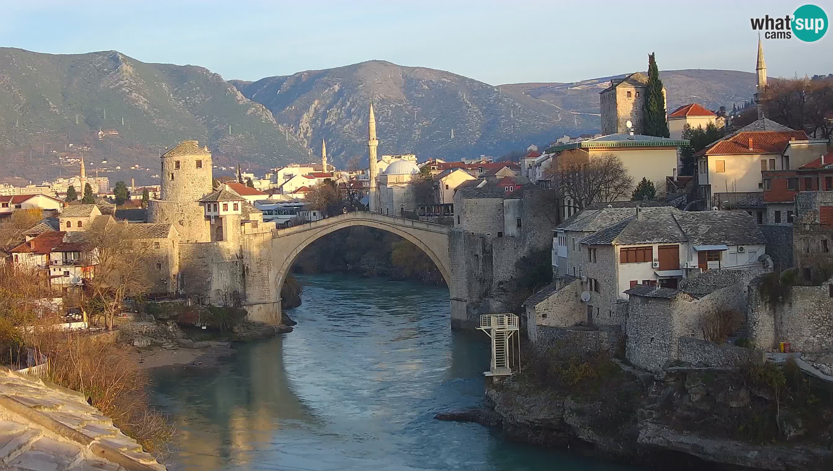 Mostar in diretta – Webcam sul Ponte Vecchio (Stari Most) e fiume Neretva