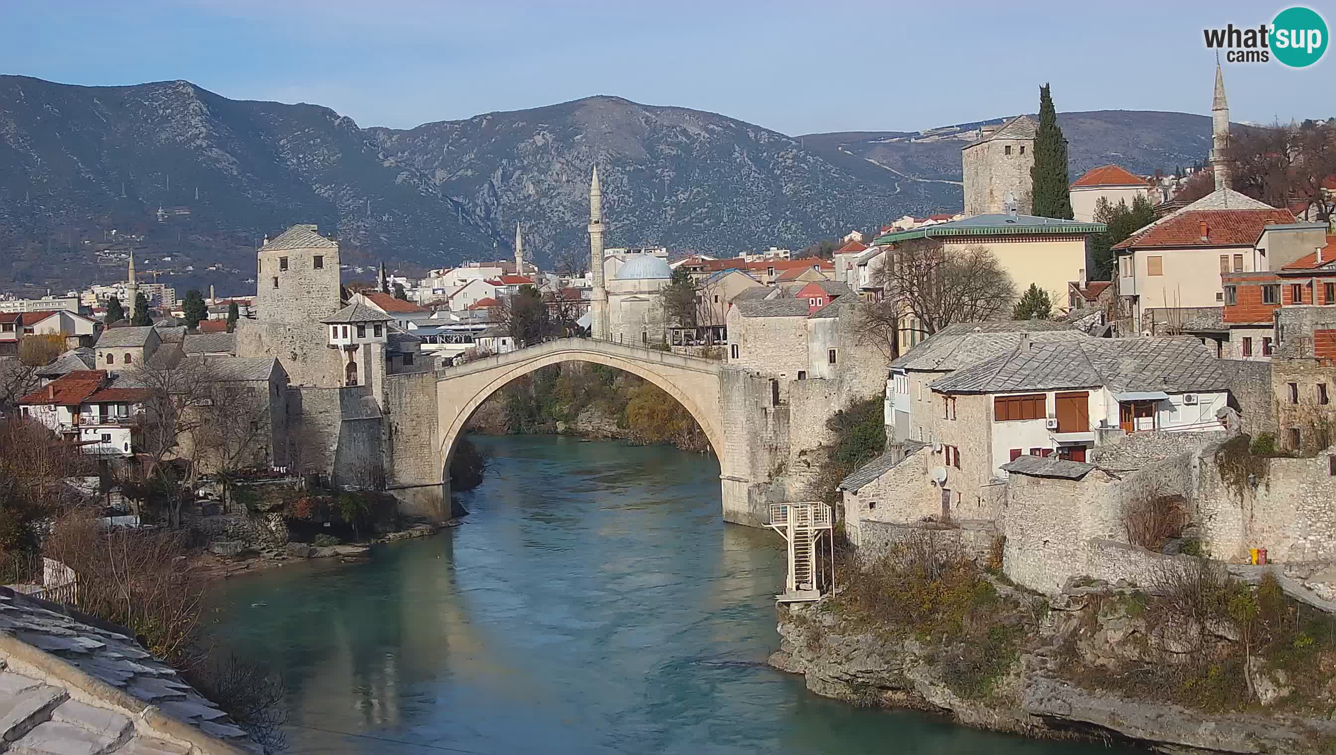 Mostar in diretta – Webcam sul Ponte Vecchio (Stari Most) e fiume Neretva