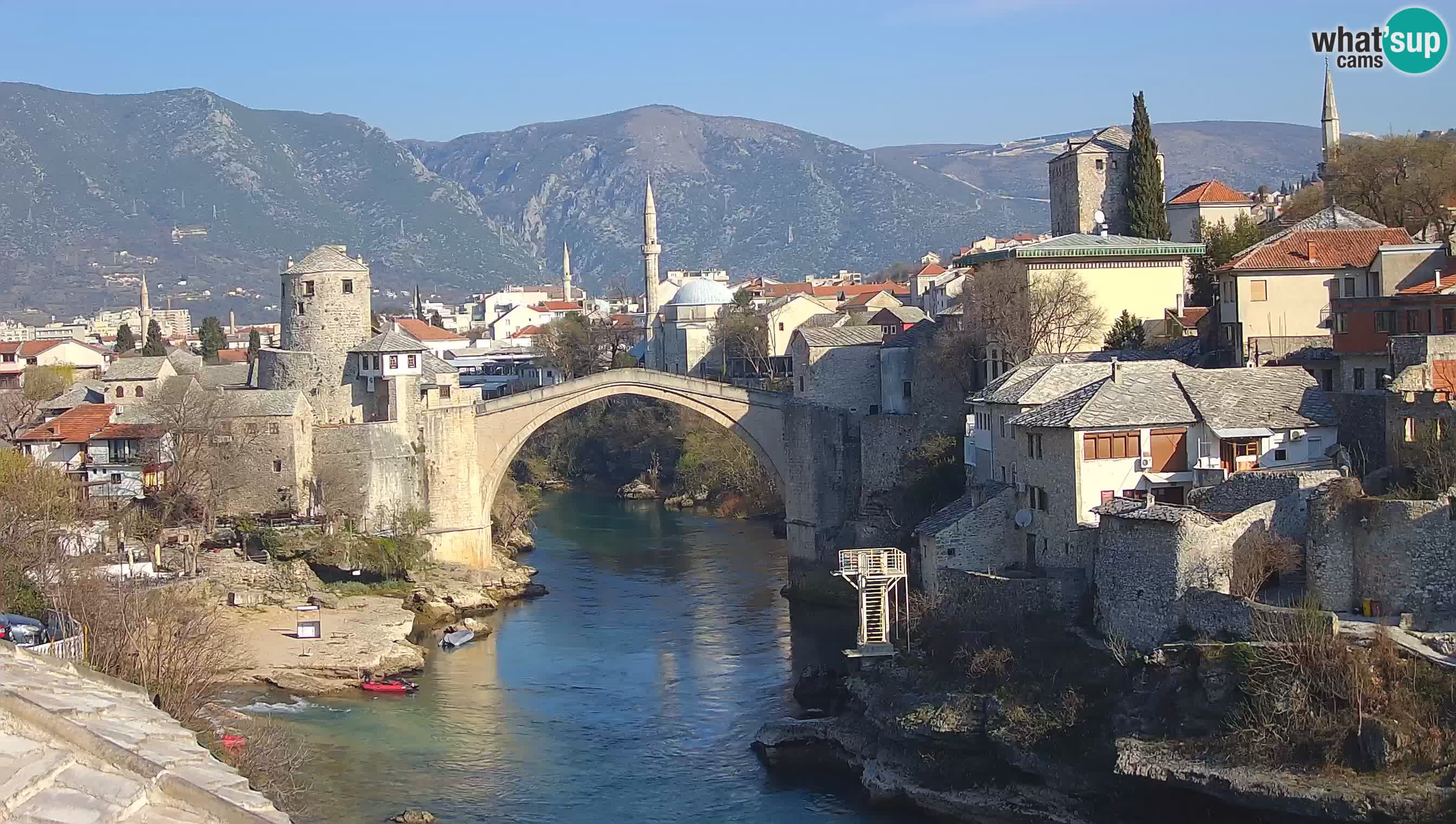 Mostar in diretta – Webcam sul Ponte Vecchio (Stari Most) e fiume Neretva