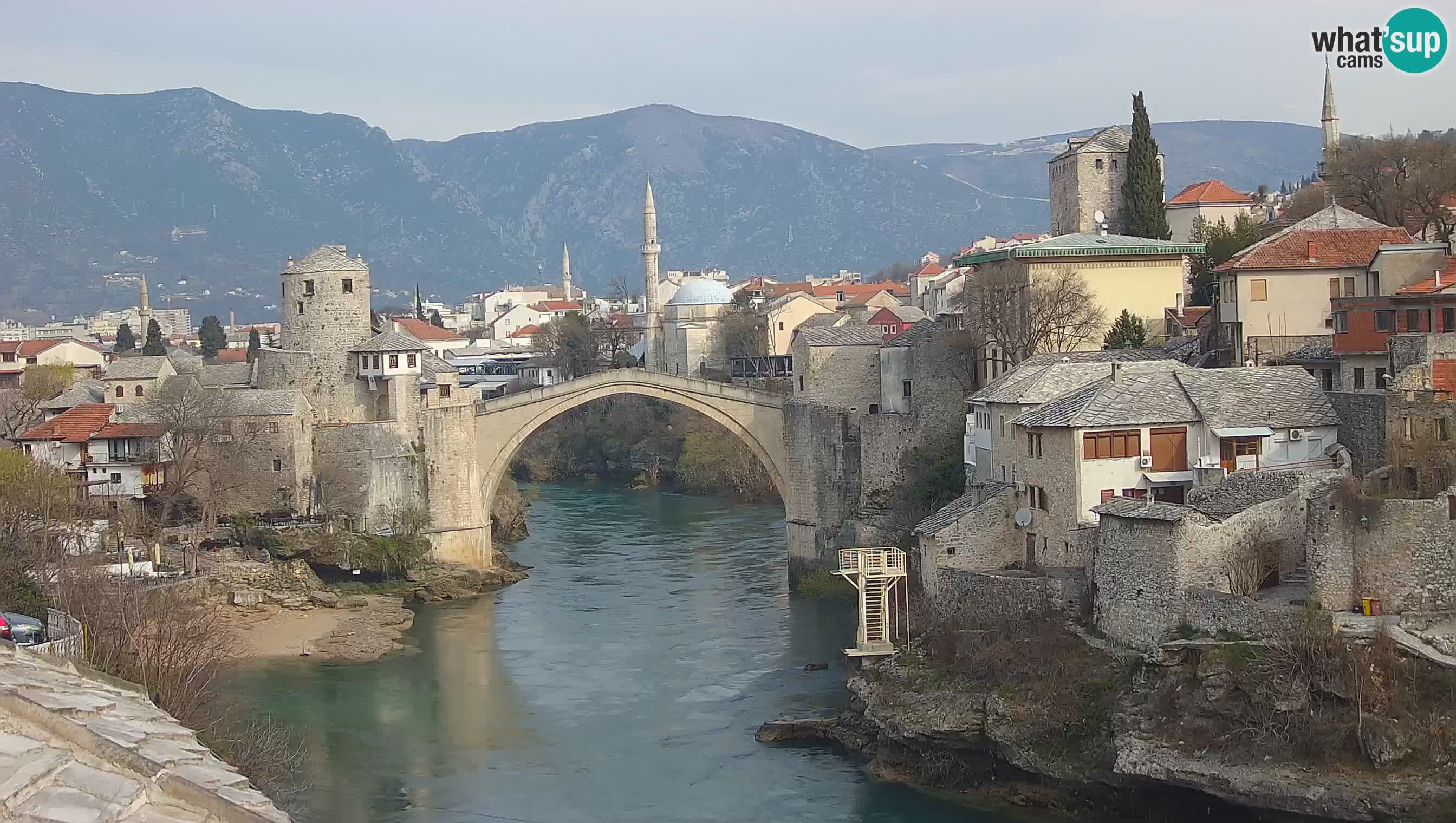 Mostar web kamera – Stari Most i rijeka Neretva – Goa Mostar